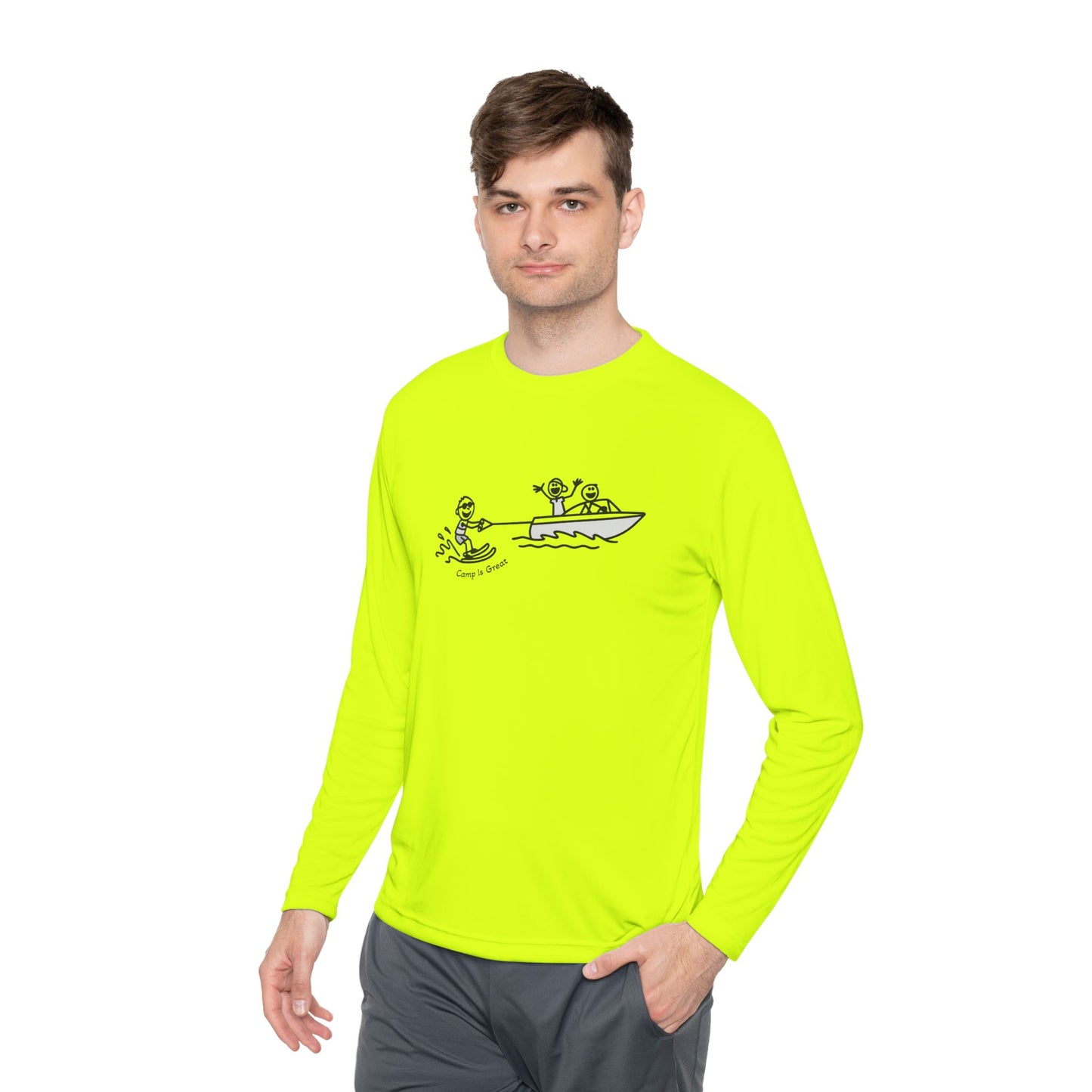 Unisex Lightweight Long Sleeve Tee Waterski