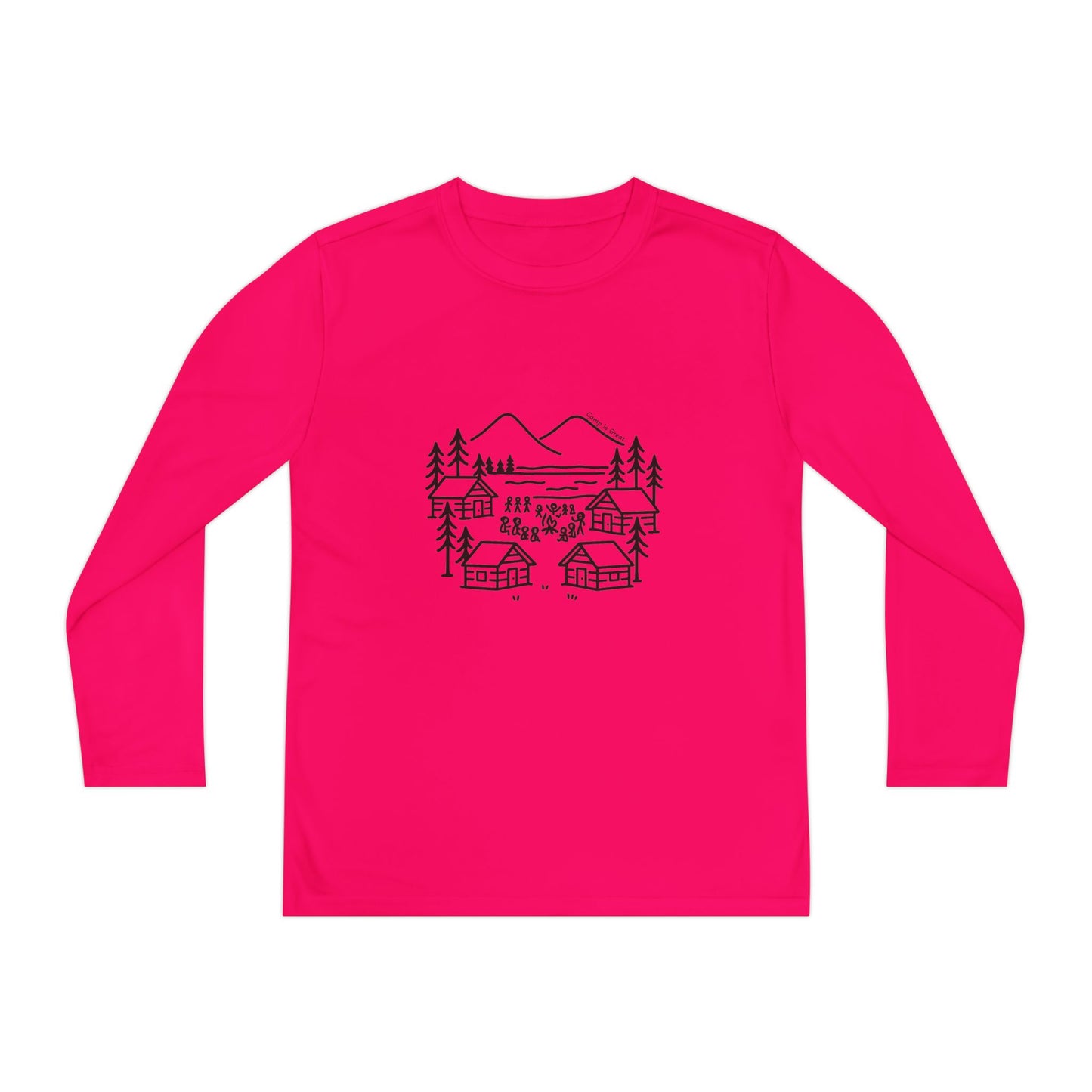 Youth Long Sleeve Competitor Tee Landscape