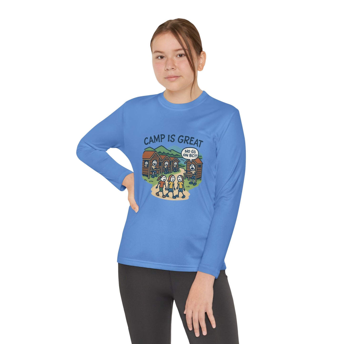 Youth Long Sleeve Competitor Tee No G's on BC
