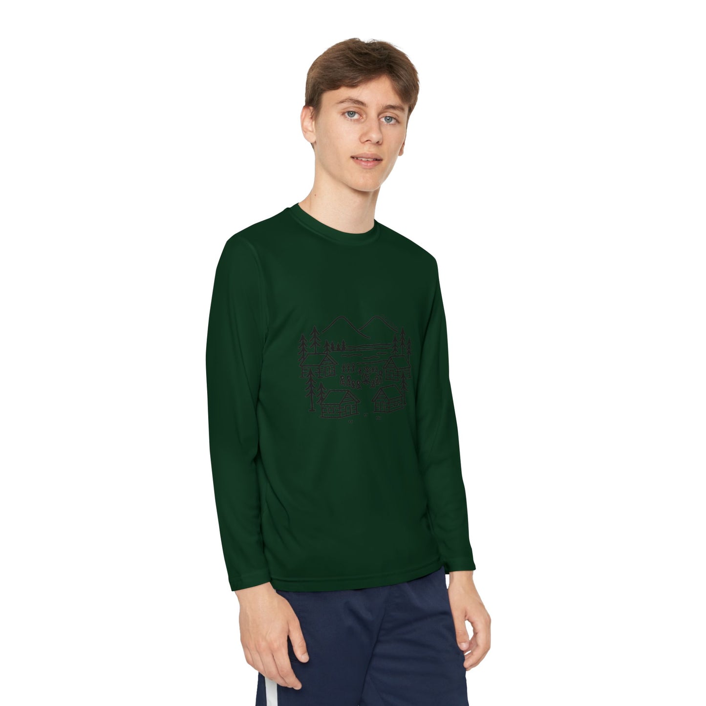 Youth Long Sleeve Competitor Tee Landscape