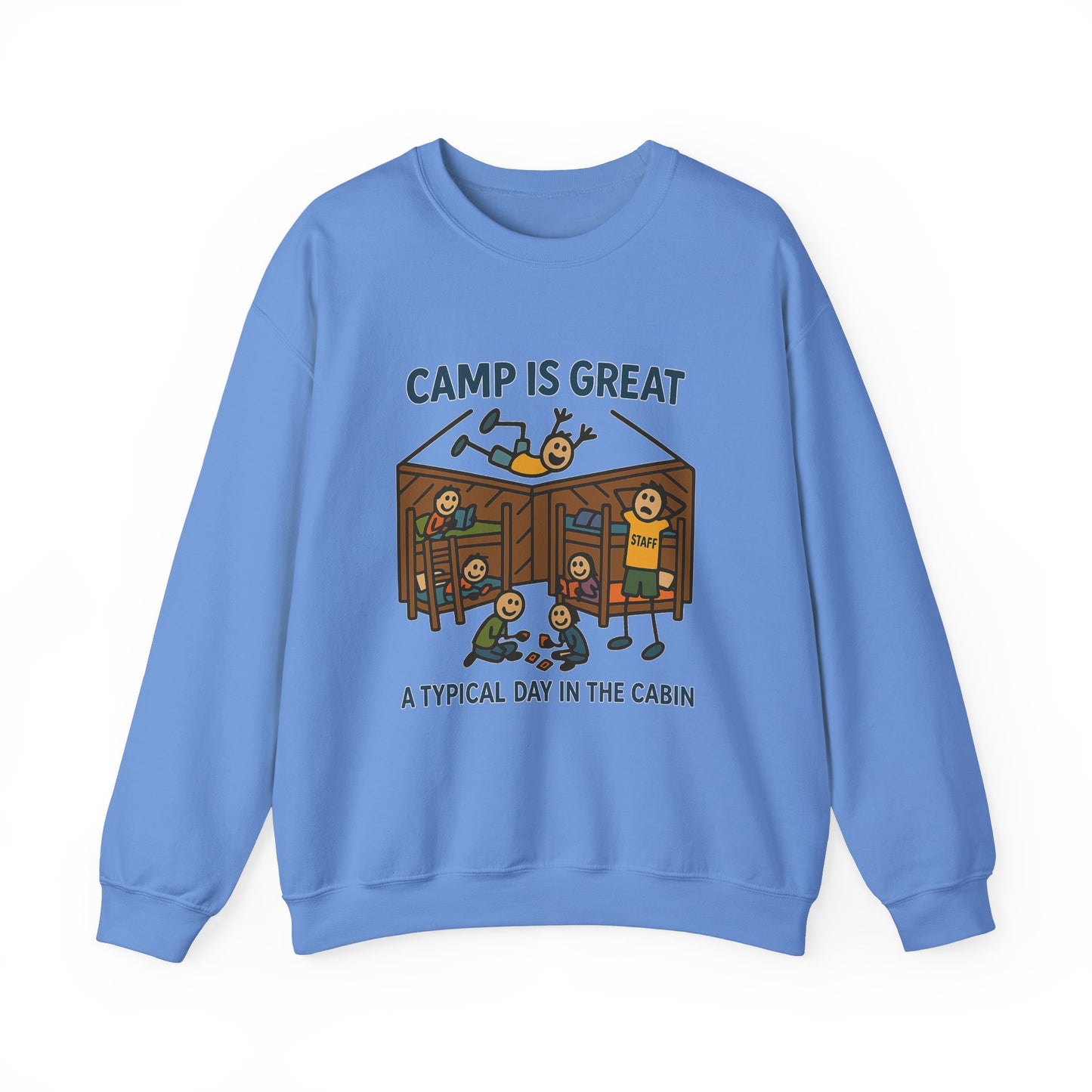 Unisex Heavy Blend™ Crewneck Sweatshirt Typical Day in the Cabin