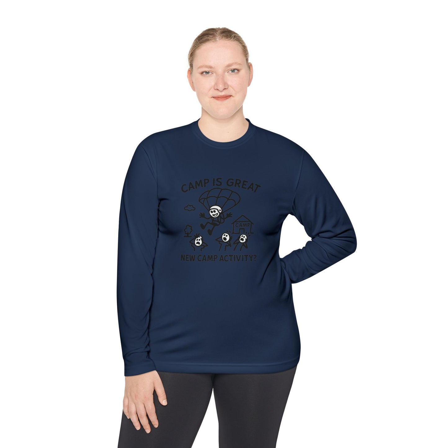 Unisex Lightweight Long Sleeve Tee Skydiving