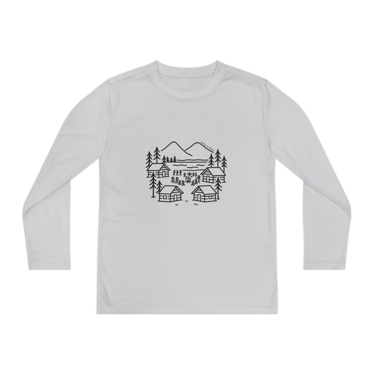 Youth Long Sleeve Competitor Tee Landscape