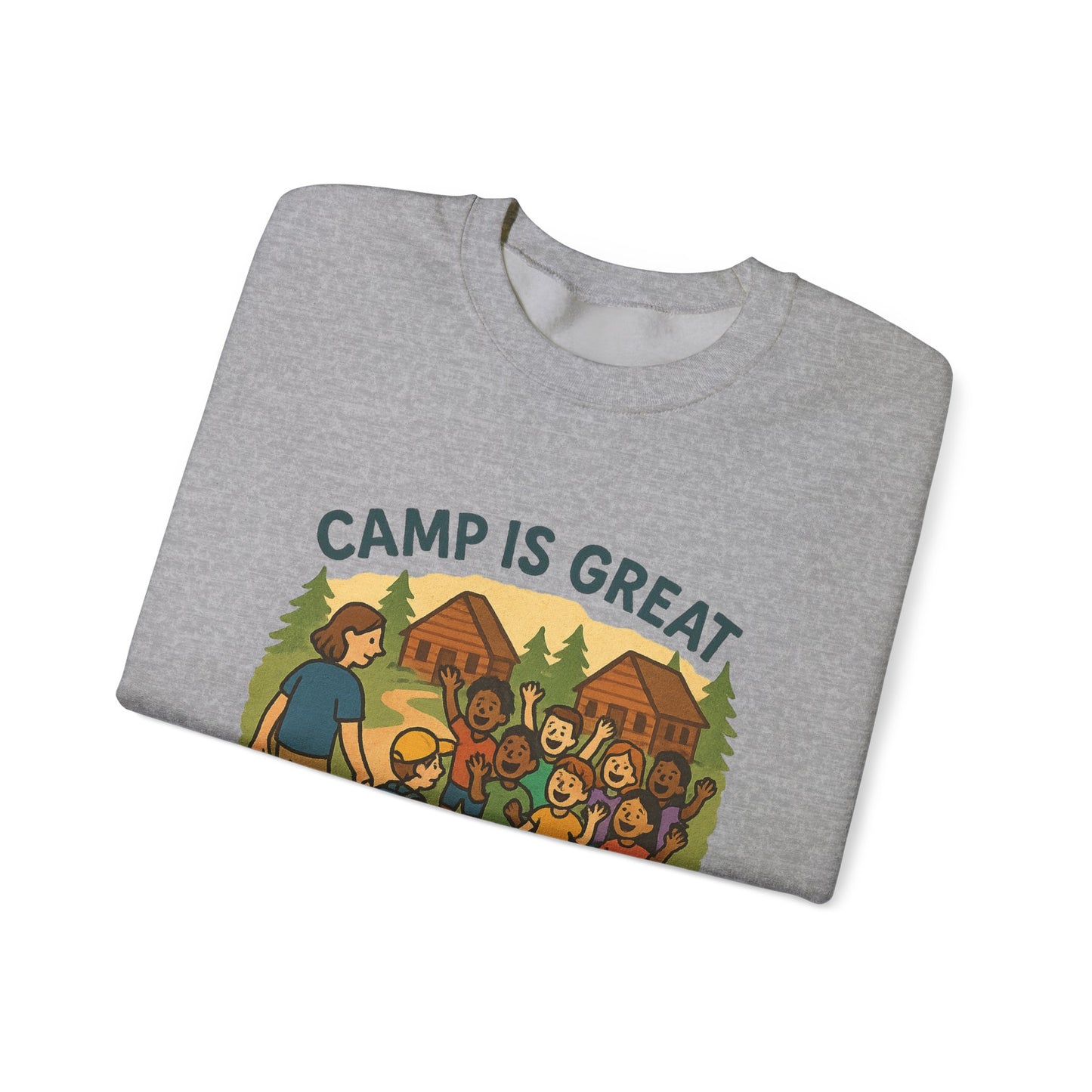 Unisex Heavy Blend™ Crewneck Sweatshirt First Time Camper
