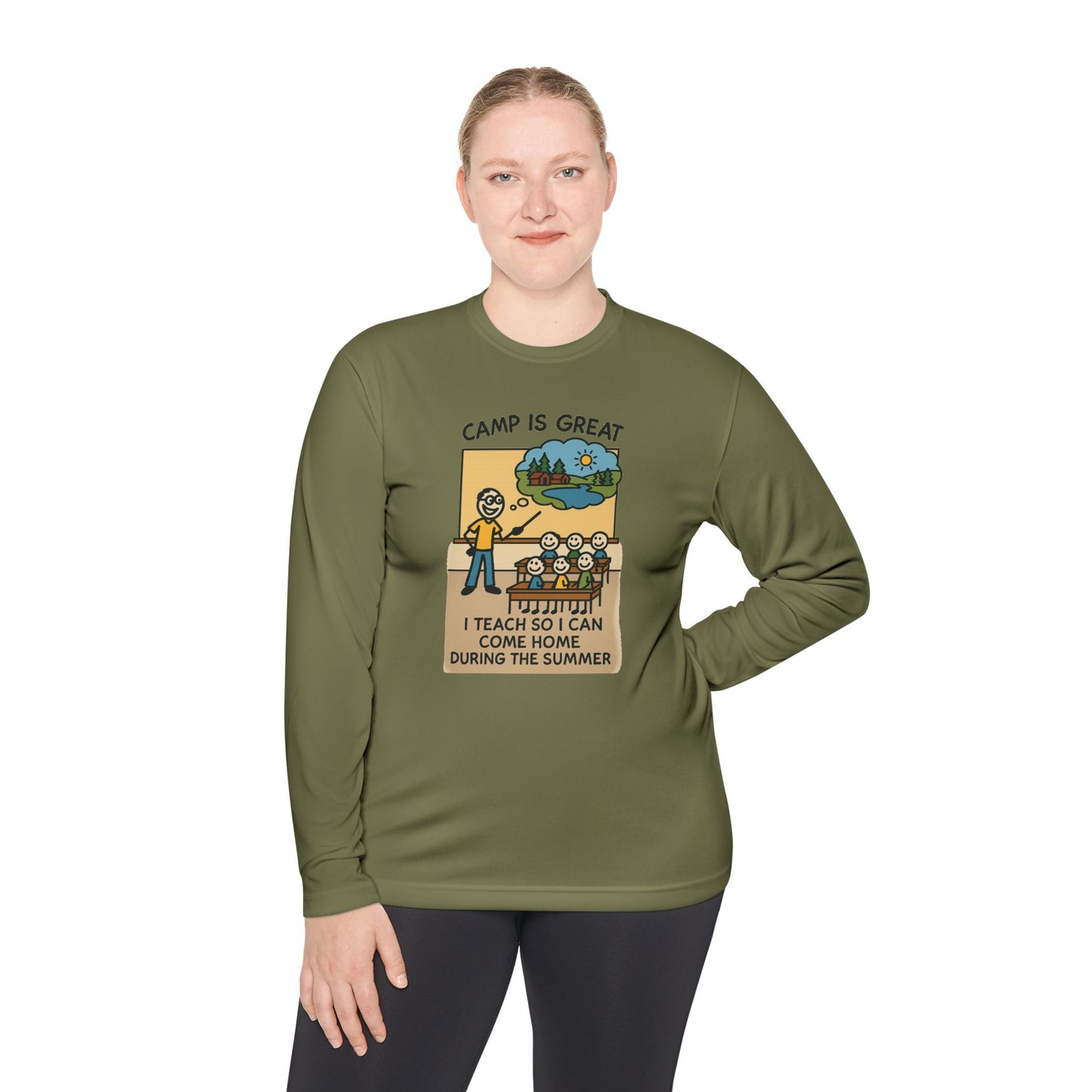 Unisex Lightweight Long Sleeve Tee Teacher