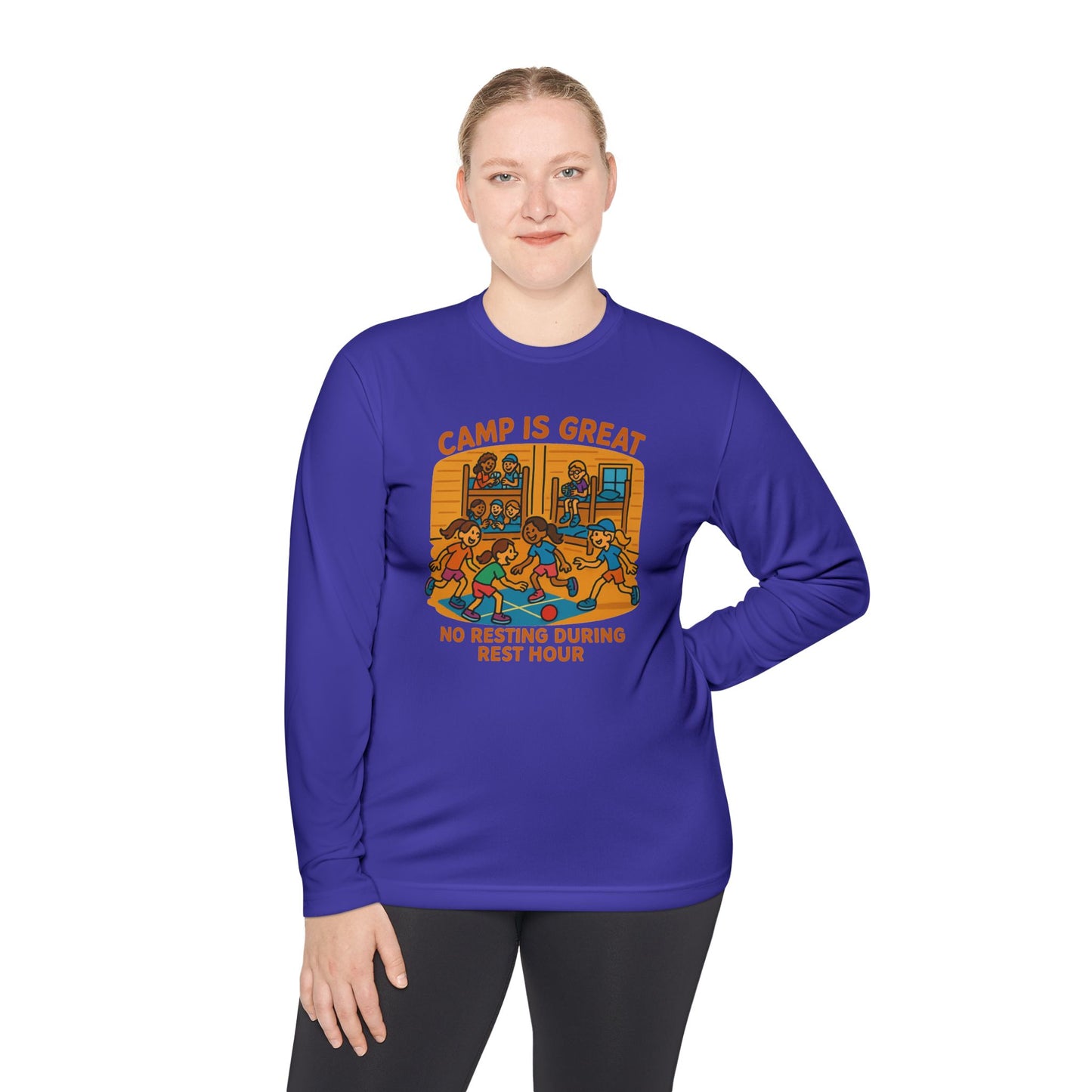 Unisex Lightweight Long Sleeve Tee Rest Hour