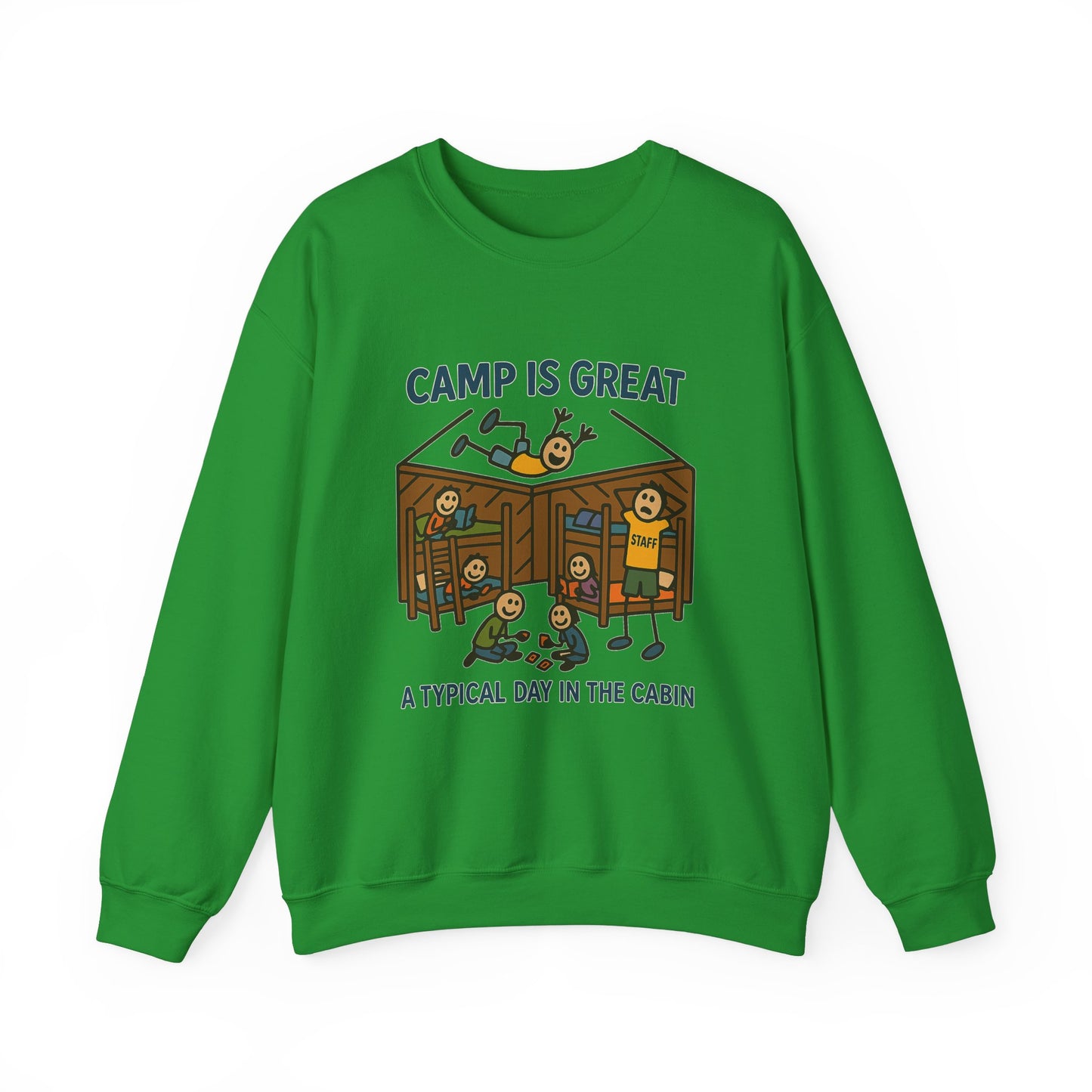 Unisex Heavy Blend™ Crewneck Sweatshirt Typical Day in the Cabin