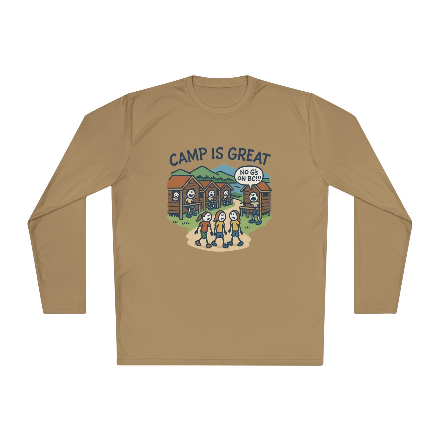 Unisex Lightweight Long Sleeve Tee No G's on BC