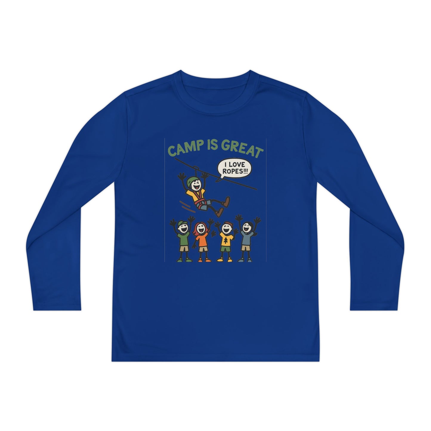 Youth Long Sleeve Competitor Tee Ropes