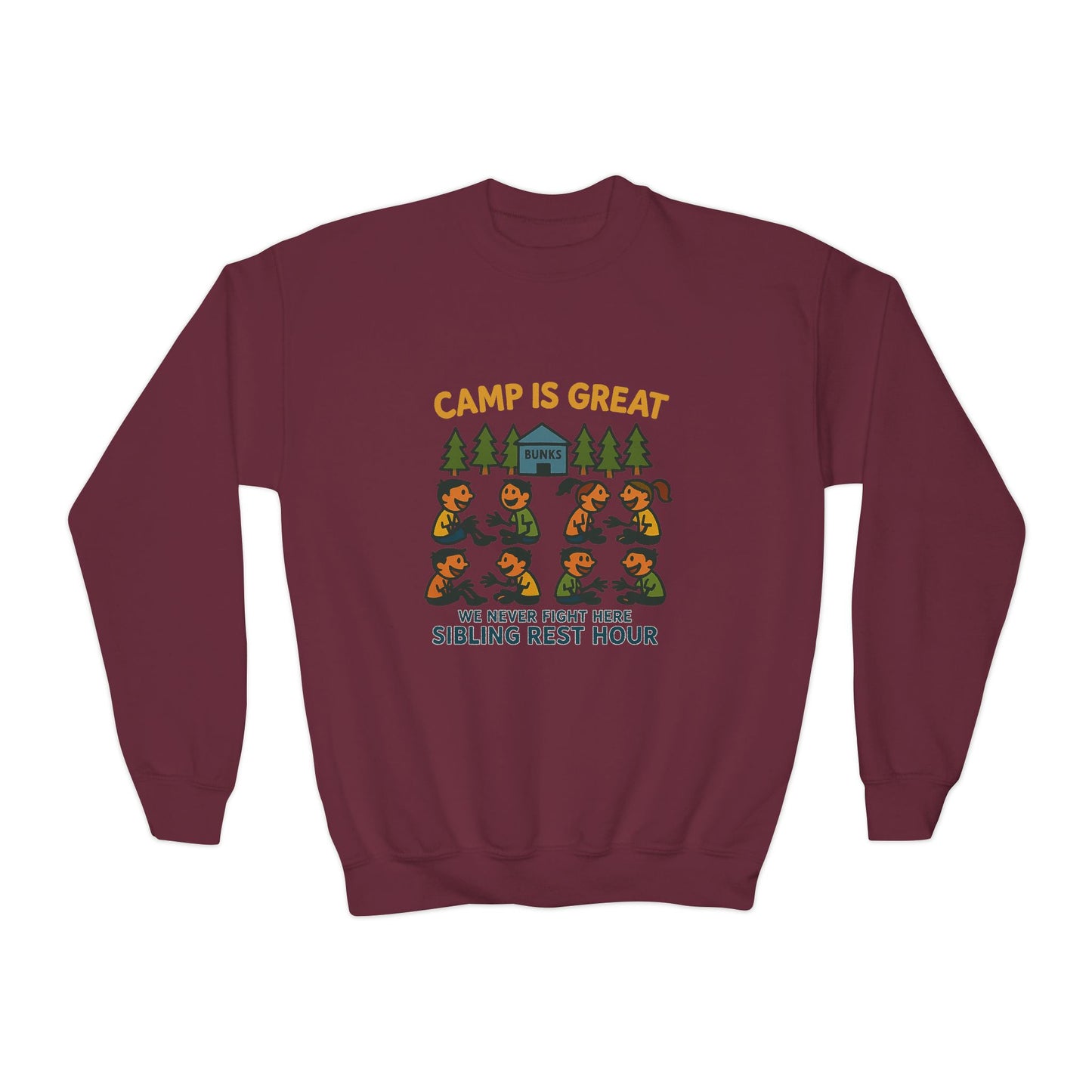 Youth Crewneck Sweatshirt Sibling Rest Hour