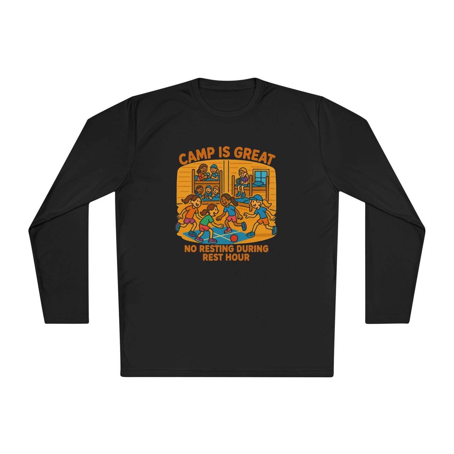Unisex Lightweight Long Sleeve Tee Rest Hour