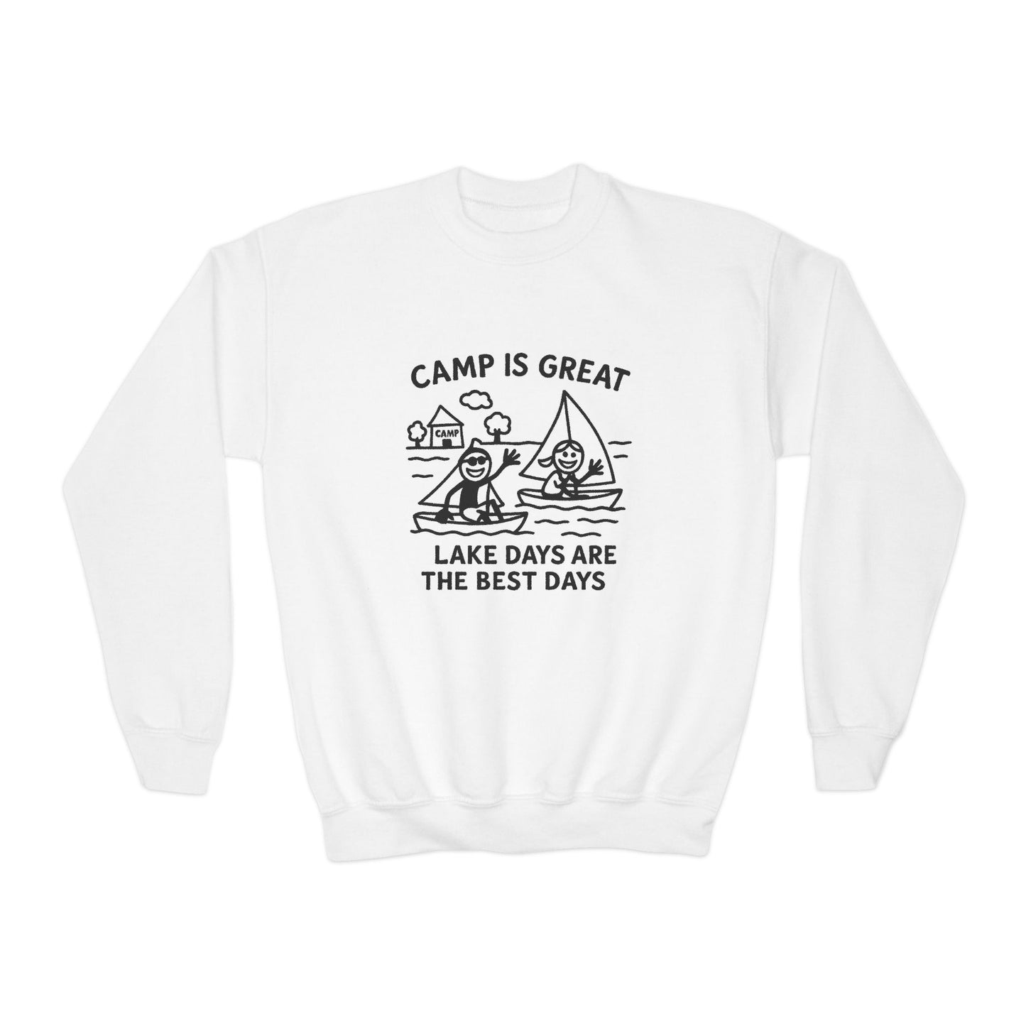 Youth Crewneck Sweatshirt Lake Days