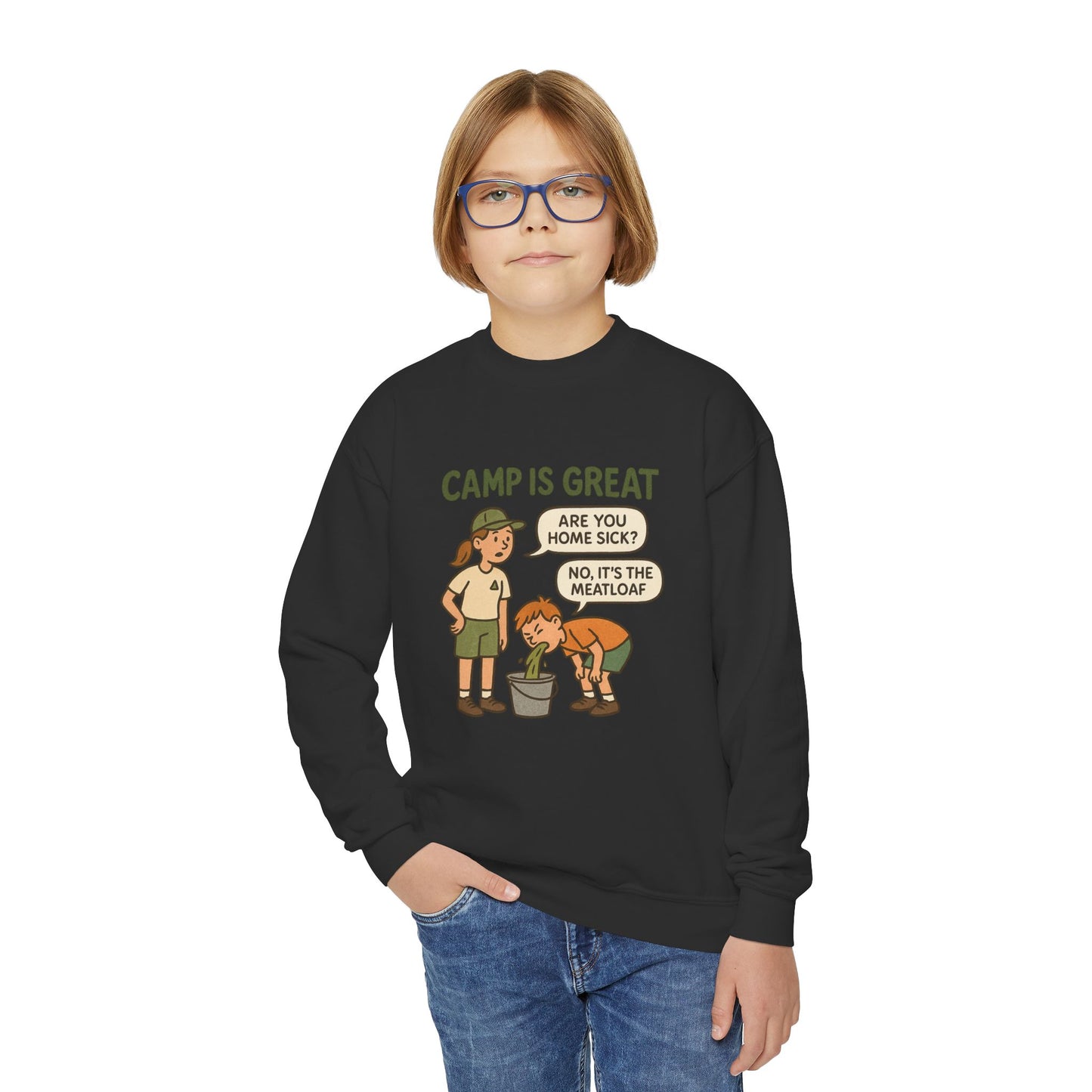 Youth Crewneck Sweatshirt Meatloaf