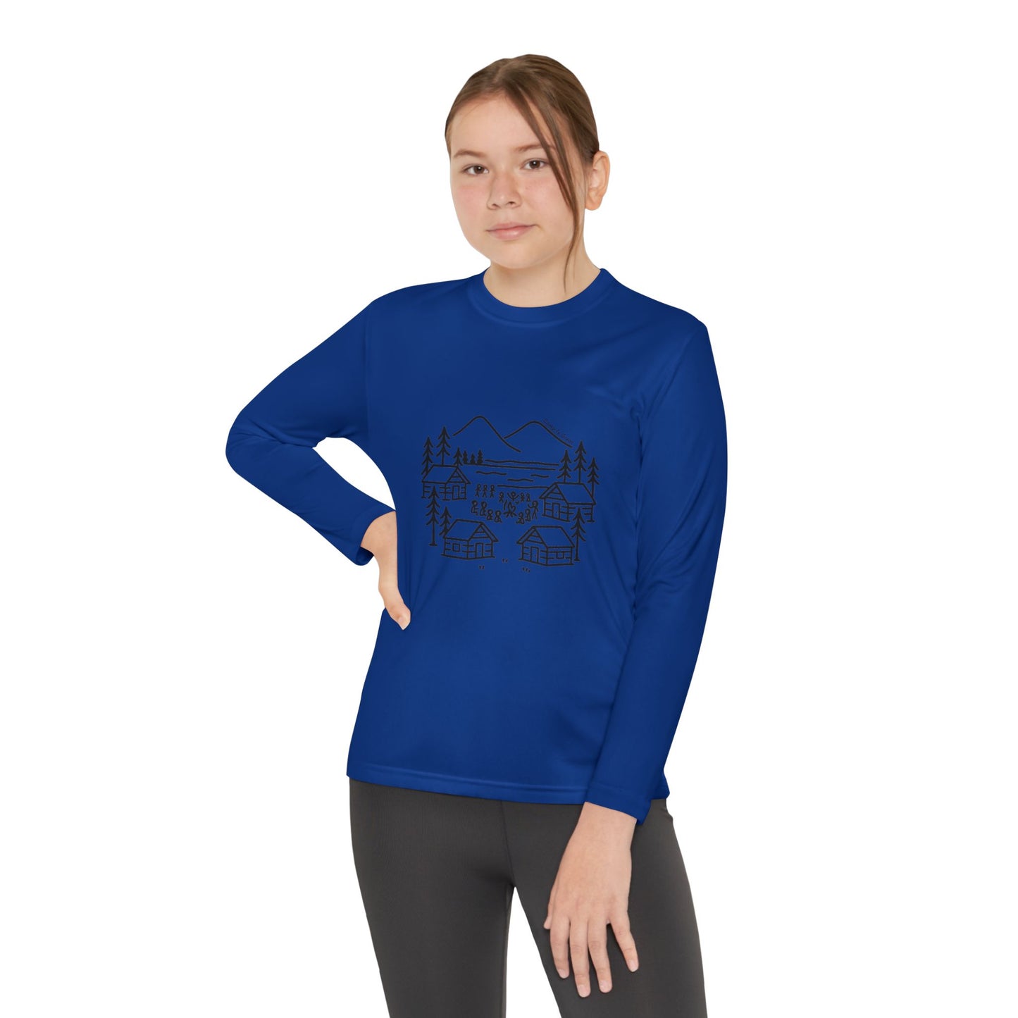 Youth Long Sleeve Competitor Tee Landscape
