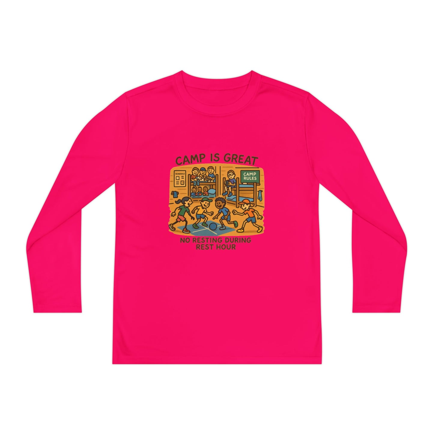 Youth Long Sleeve Competitor Tee Rest Hour