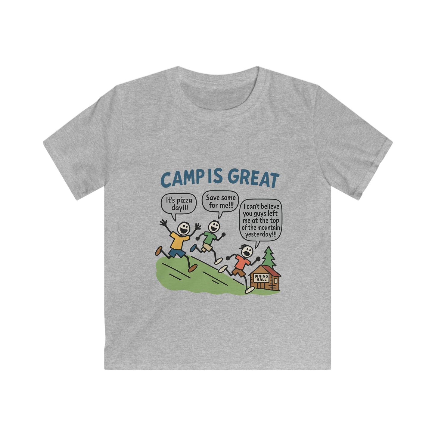 Kids Softstyle Tee Pizza Day