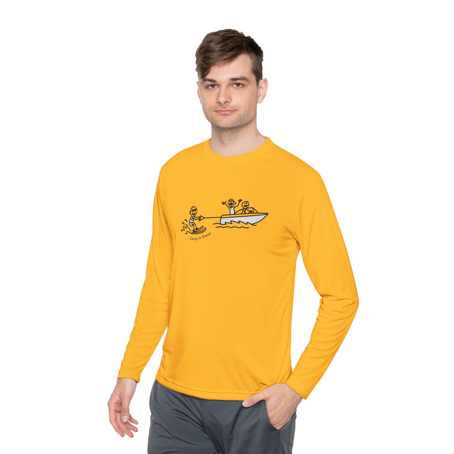 Unisex Lightweight Long Sleeve Tee Waterski