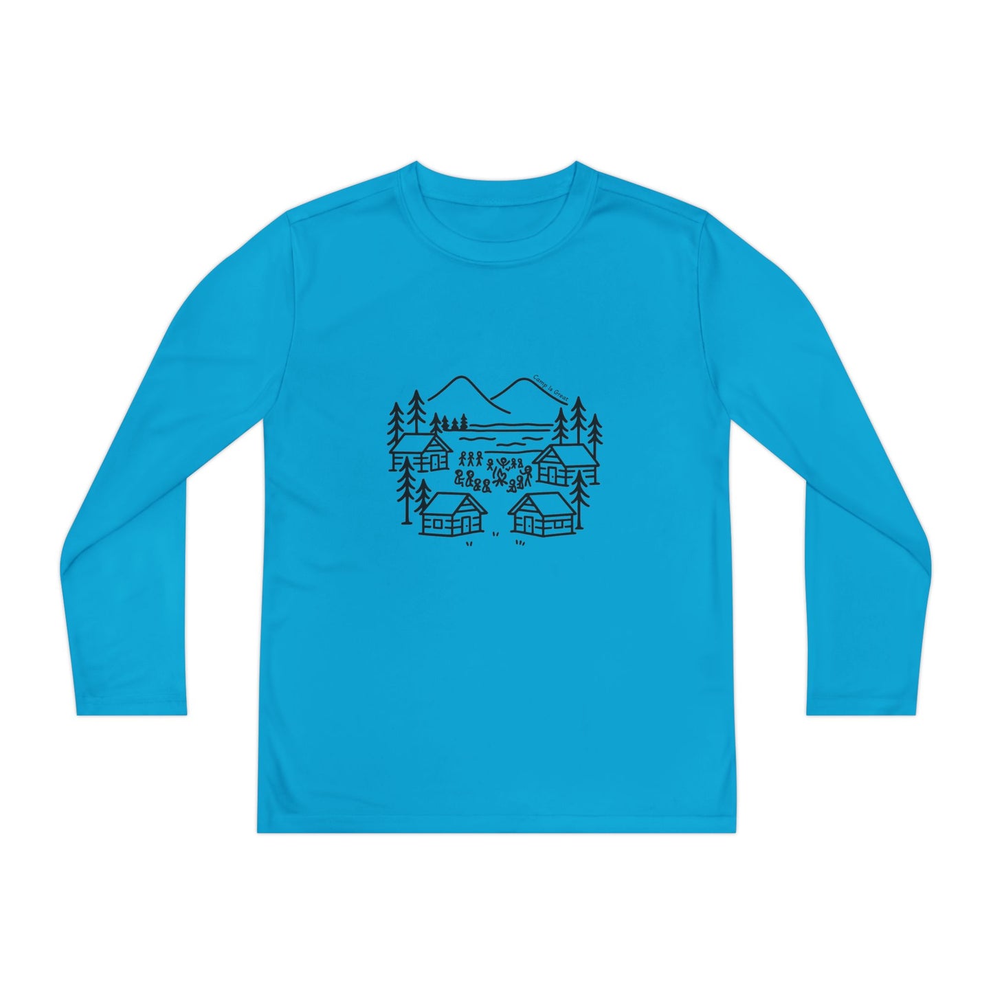 Youth Long Sleeve Competitor Tee Landscape