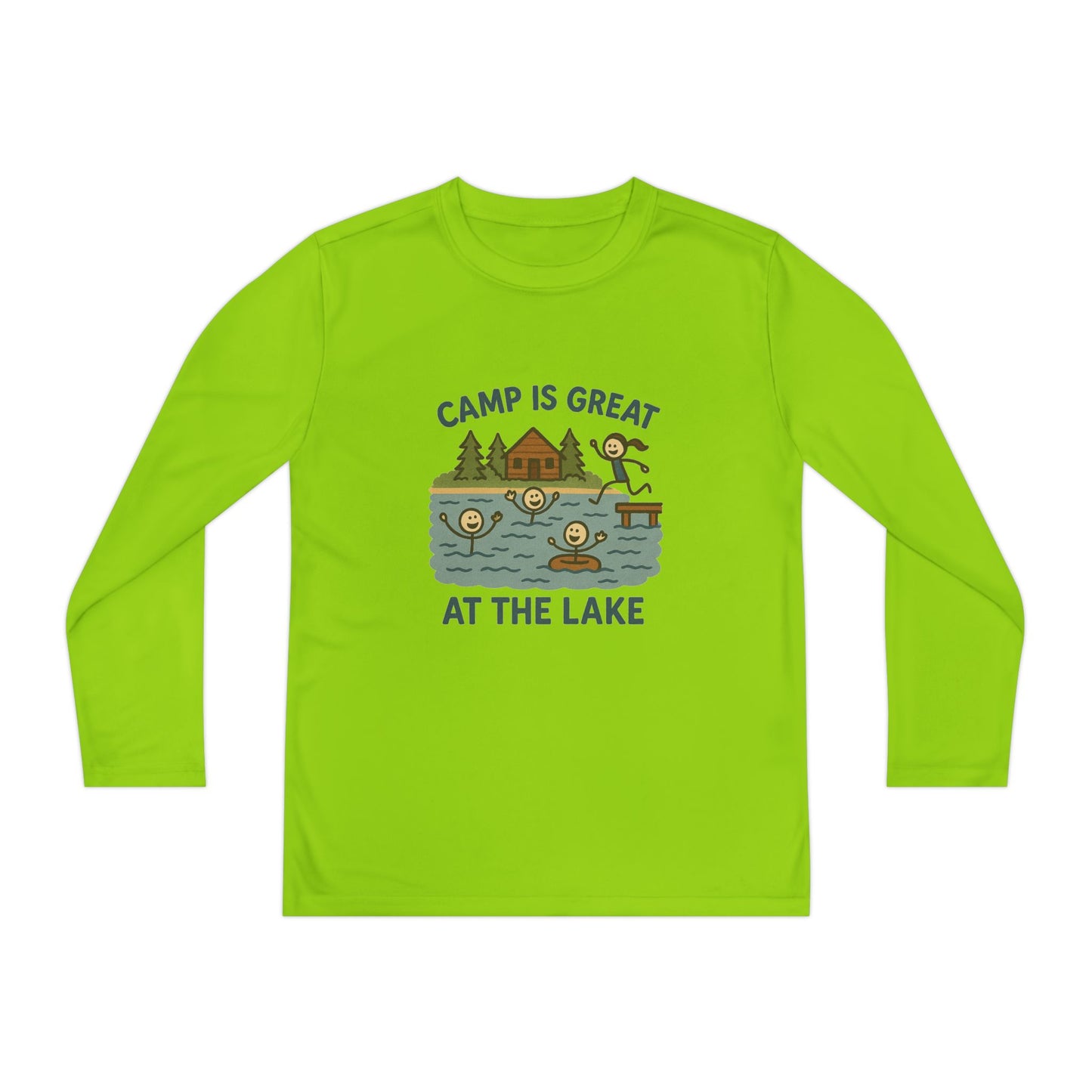 Youth Long Sleeve Competitor Tee Lake