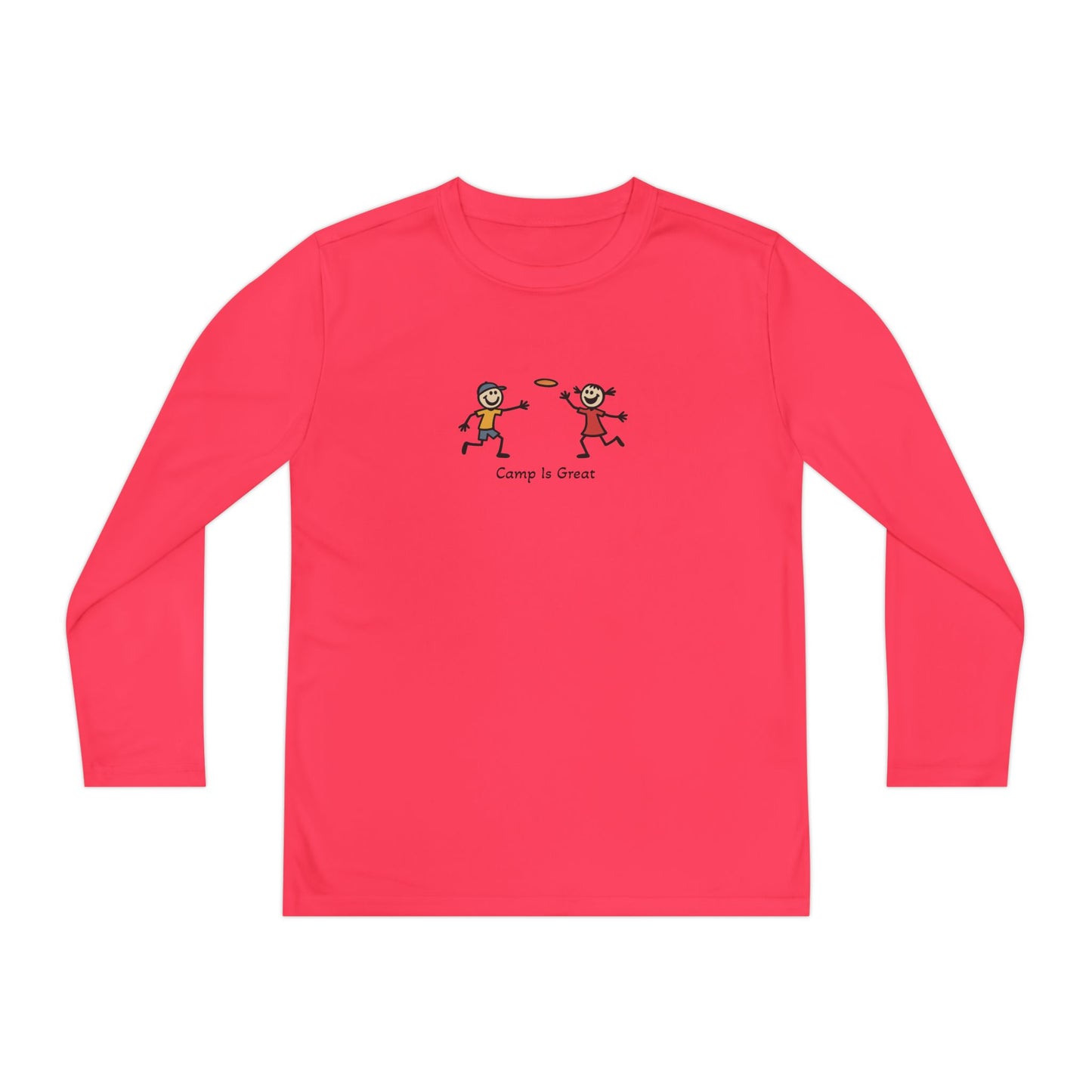 Youth Long Sleeve Competitor Tee Frisbee