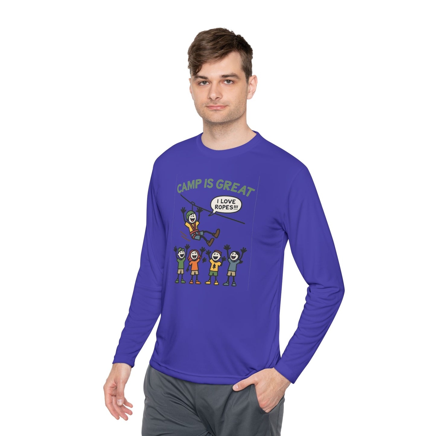 Unisex Lightweight Long Sleeve Tee Ropes