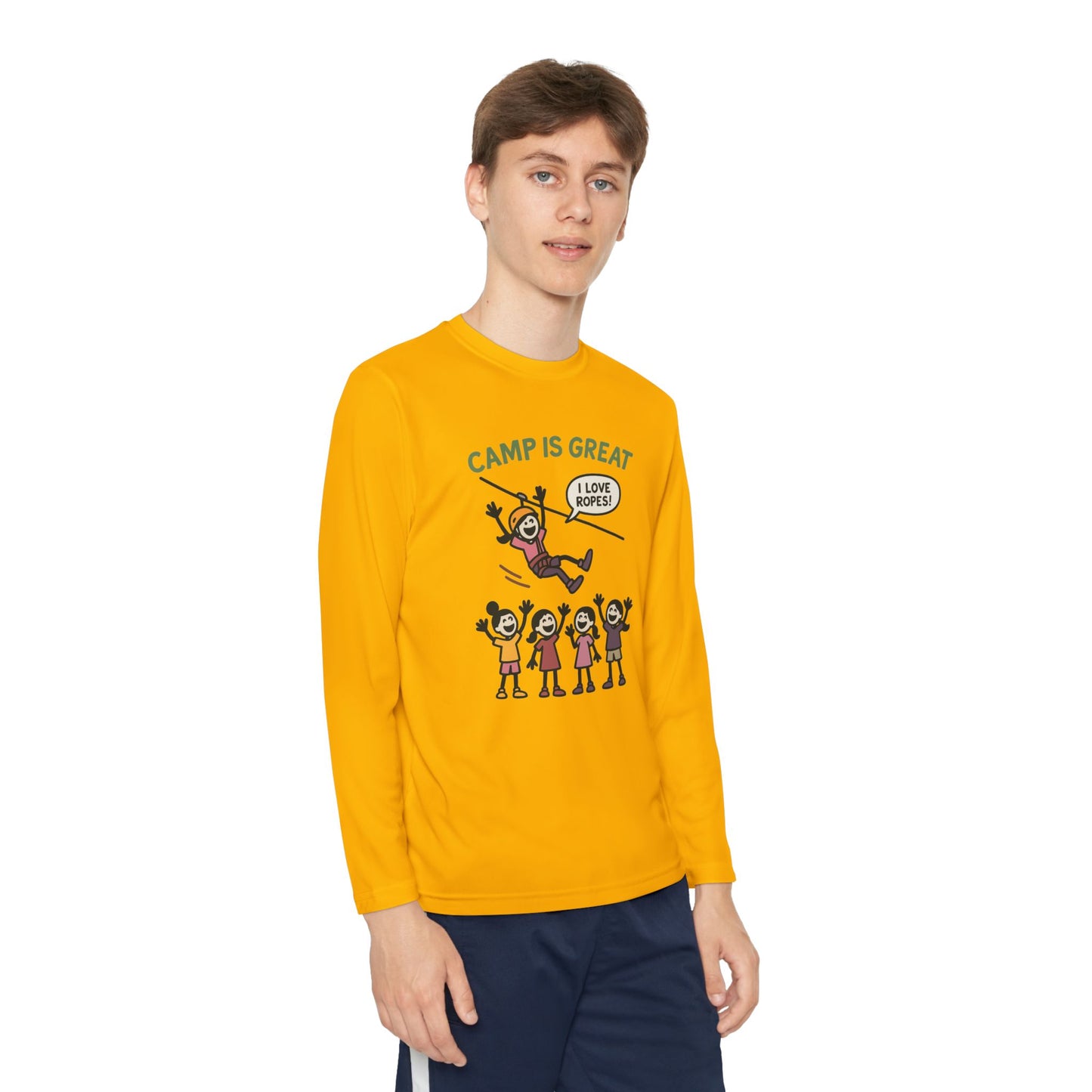 Youth Long Sleeve Competitor Tee Ropes