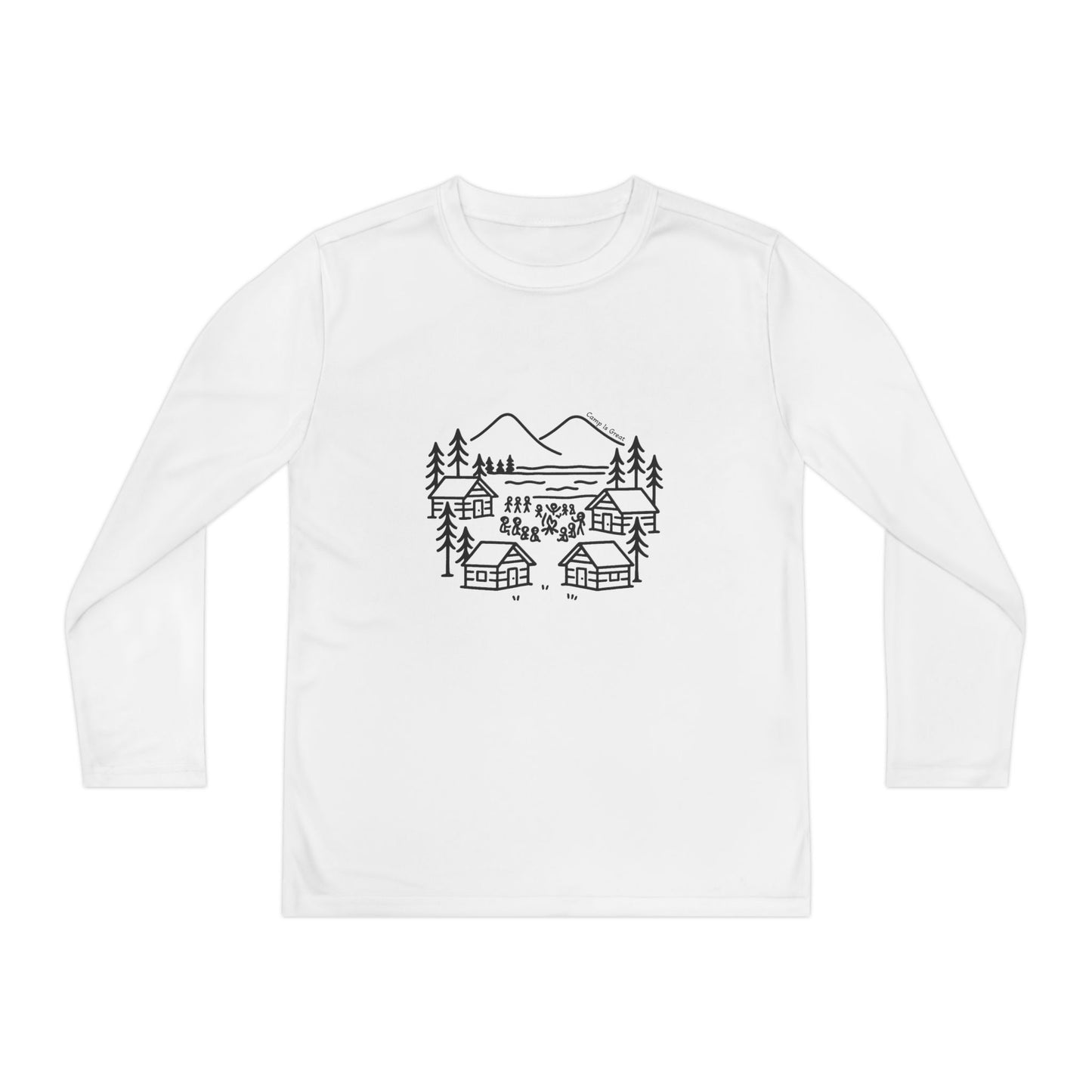 Youth Long Sleeve Competitor Tee Landscape