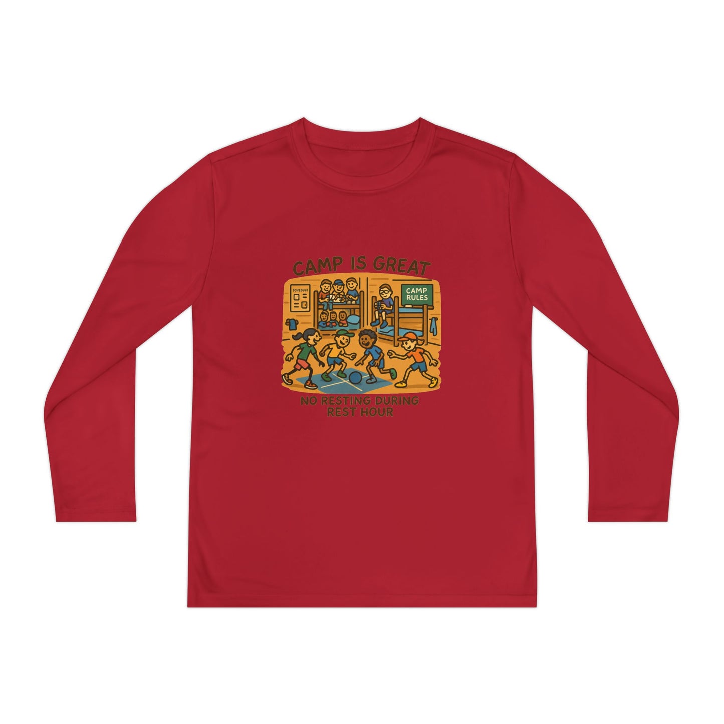 Youth Long Sleeve Competitor Tee Rest Hour