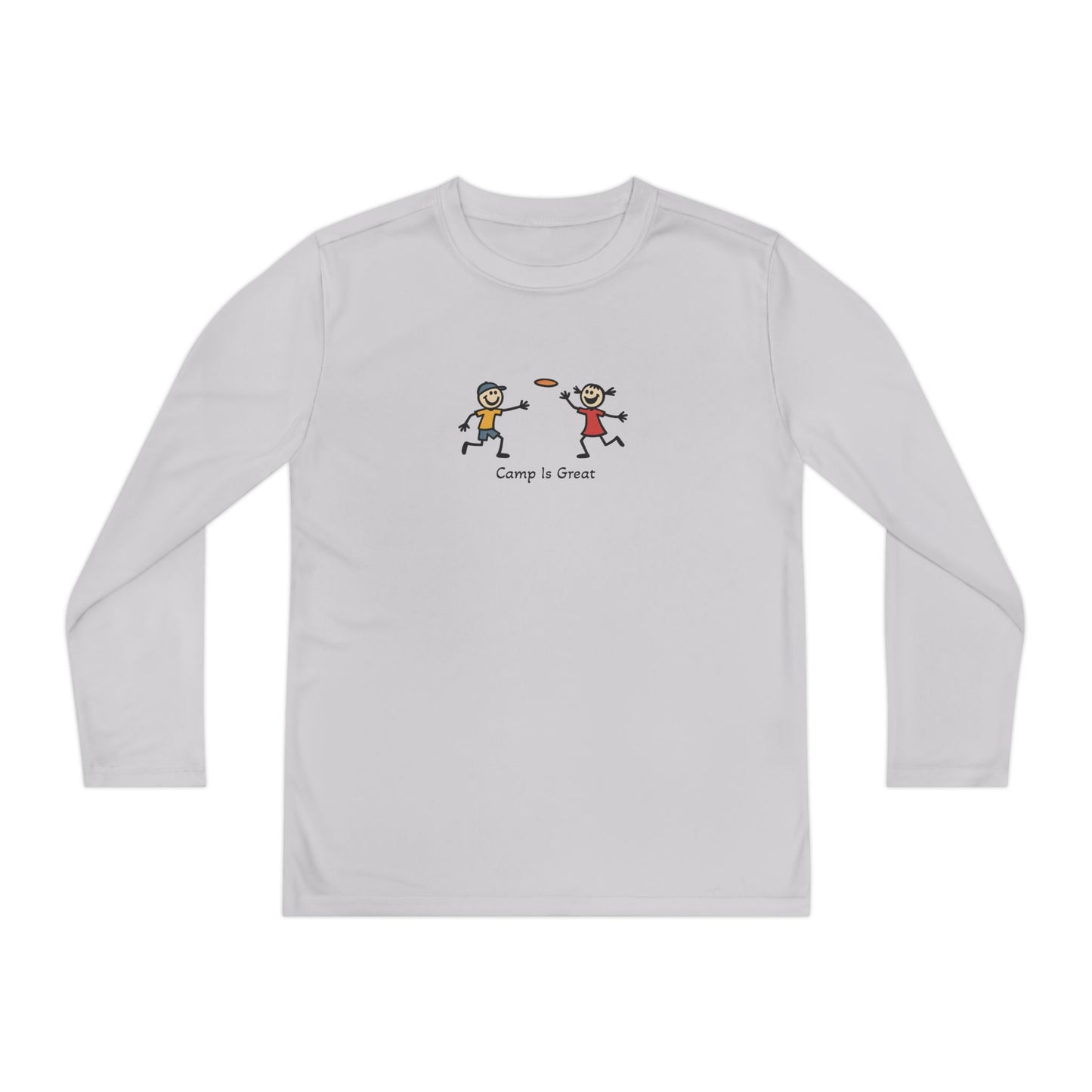 Youth Long Sleeve Competitor Tee Frisbee