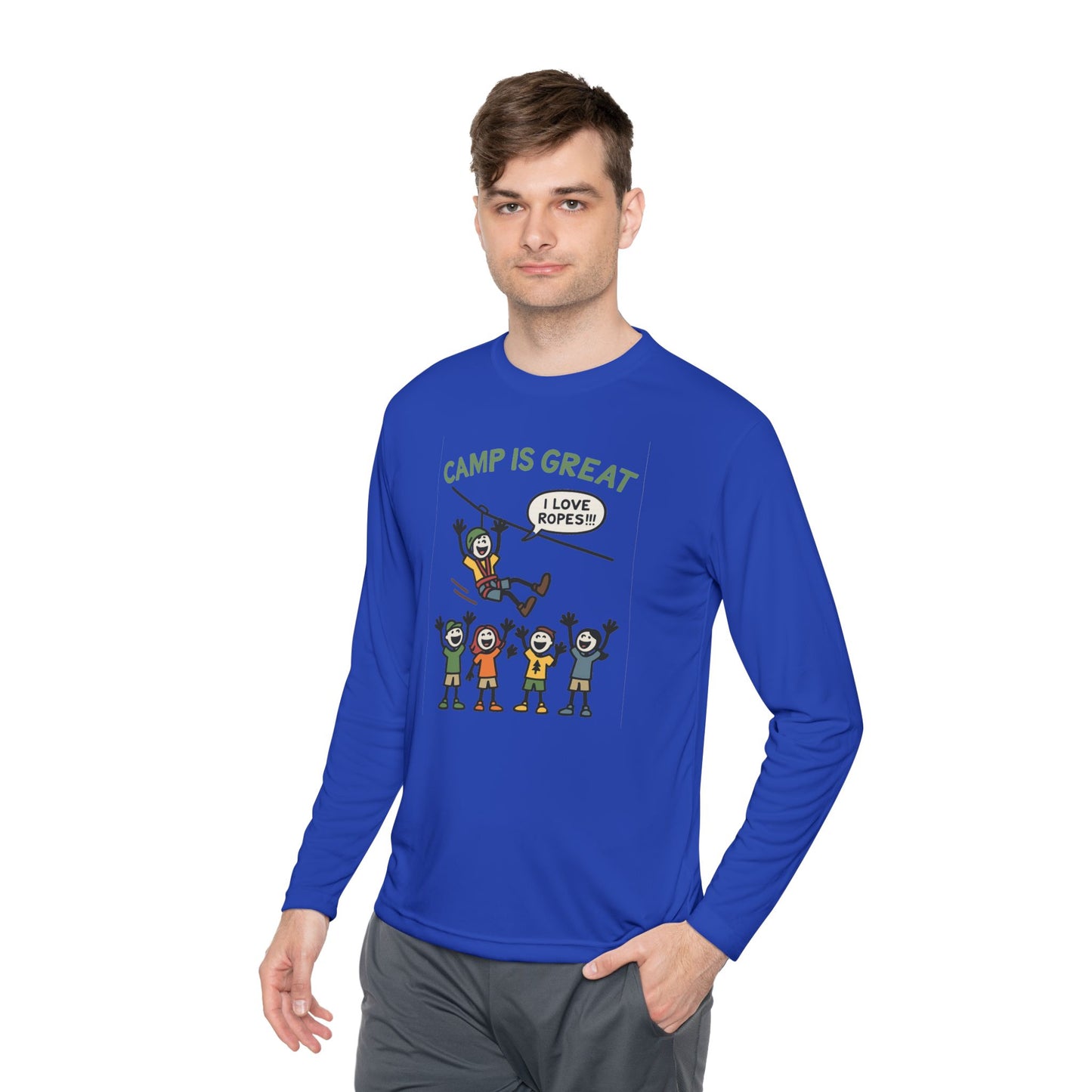 Unisex Lightweight Long Sleeve Tee Ropes
