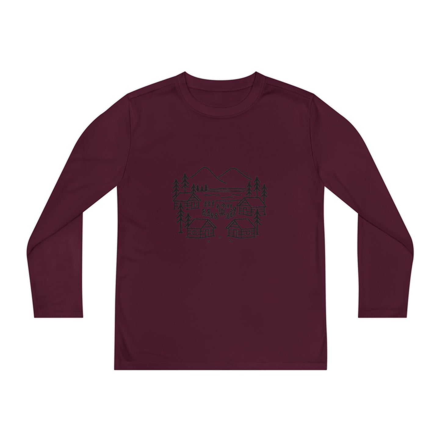 Youth Long Sleeve Competitor Tee Landscape