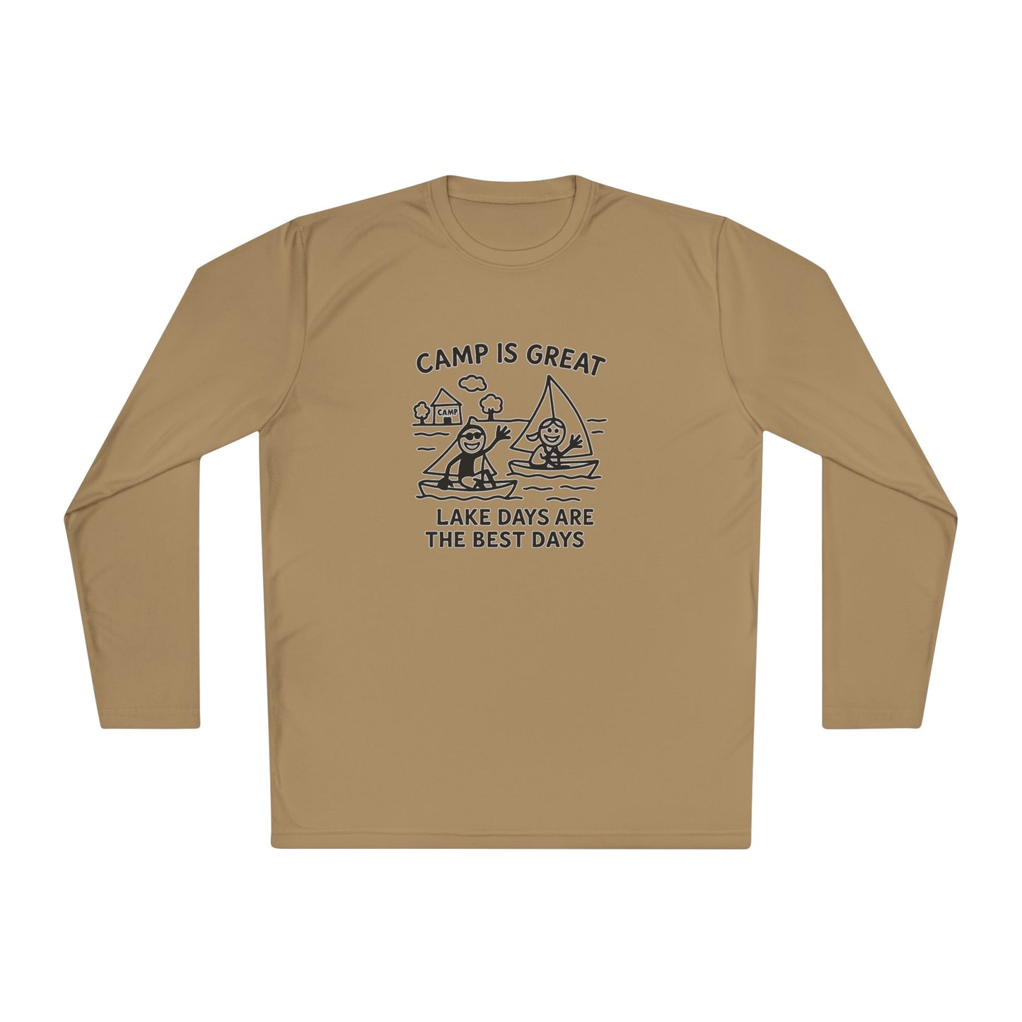 Unisex Lightweight Long Sleeve Tee Lake Days
