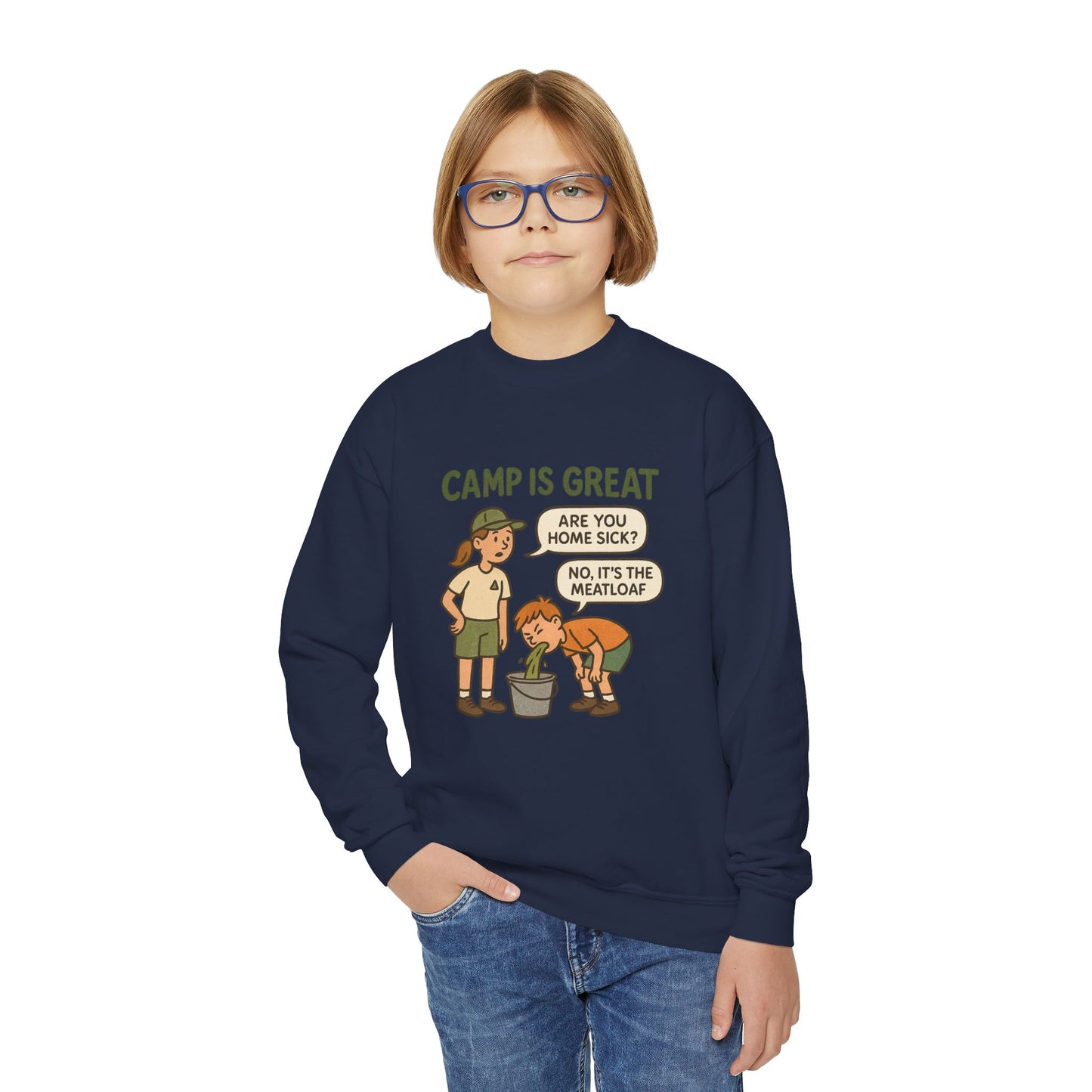 Youth Crewneck Sweatshirt Meatloaf