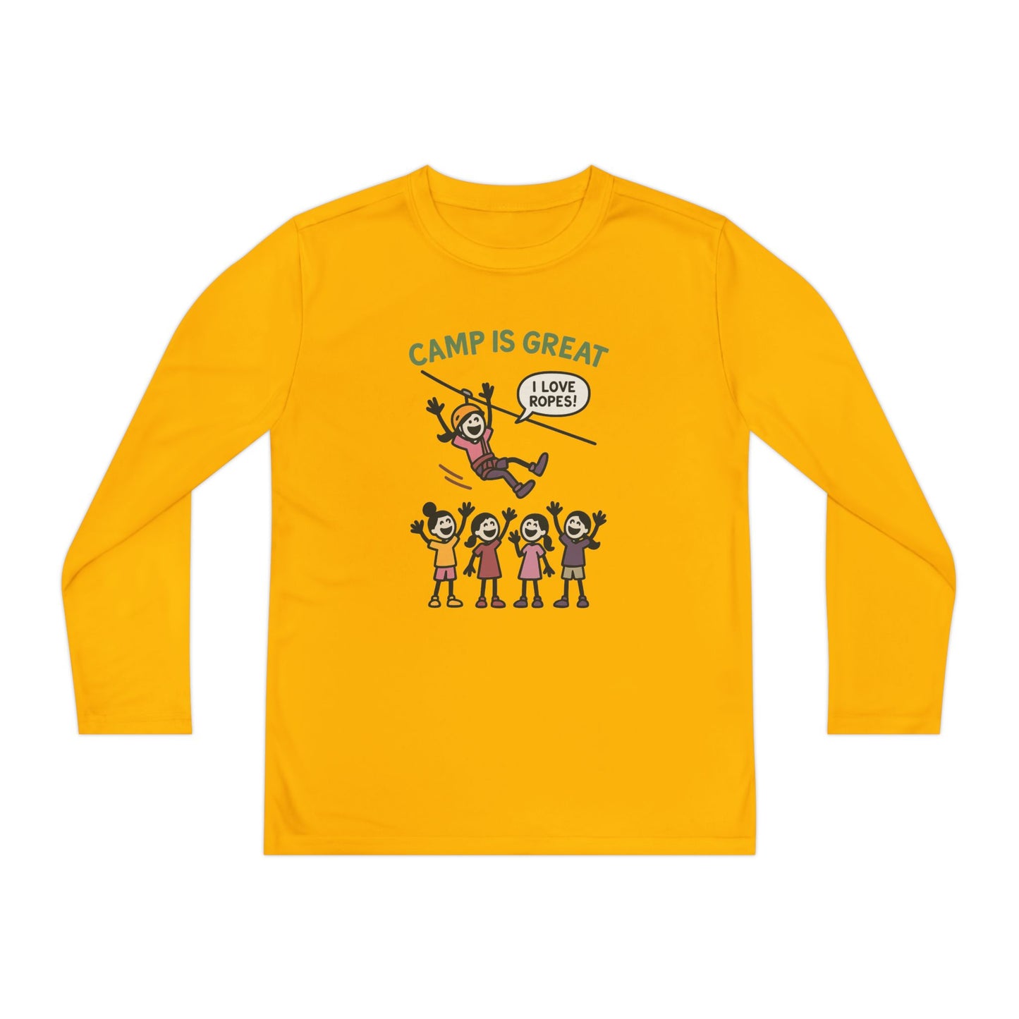 Youth Long Sleeve Competitor Tee Ropes