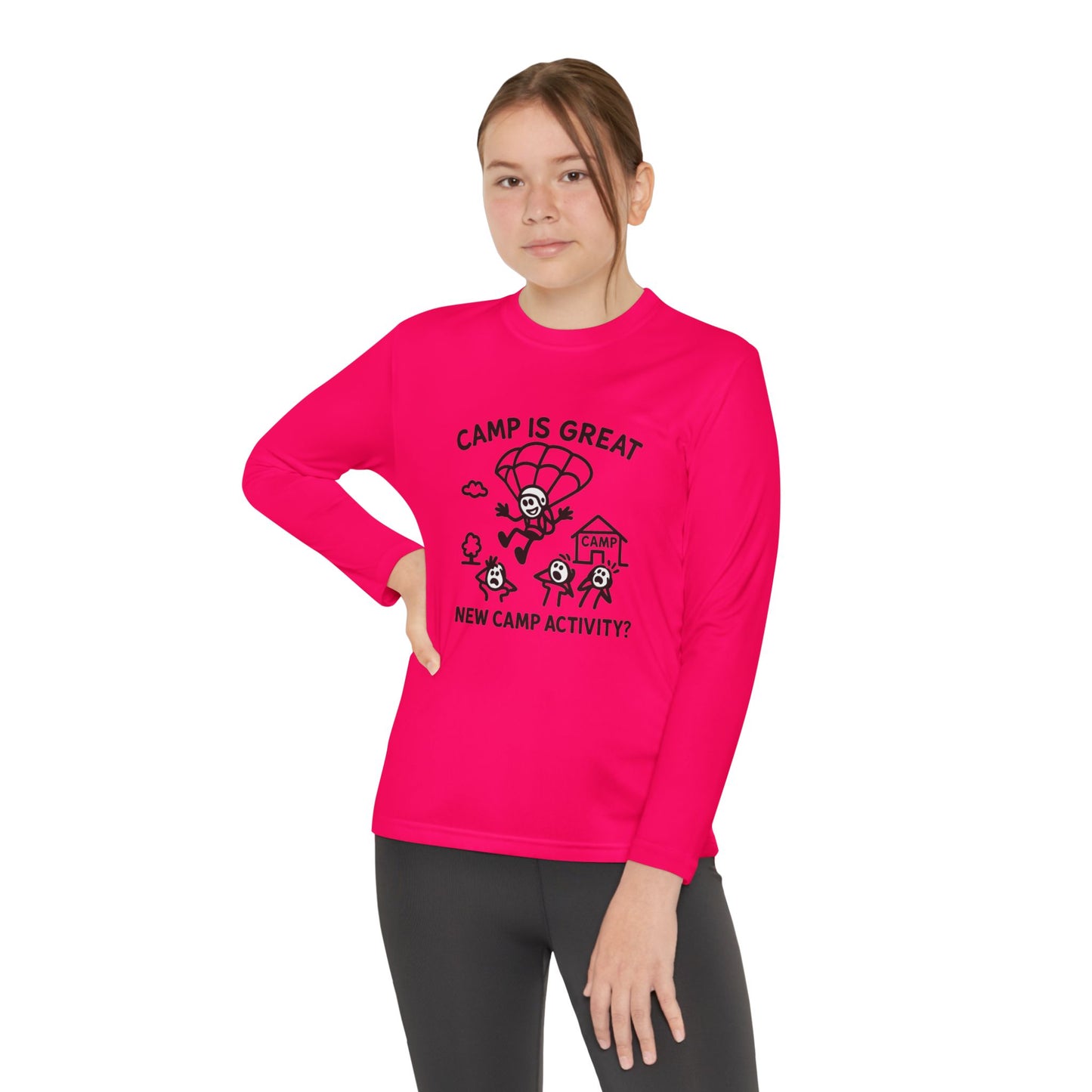 Youth Long Sleeve Competitor Tee Skydiving