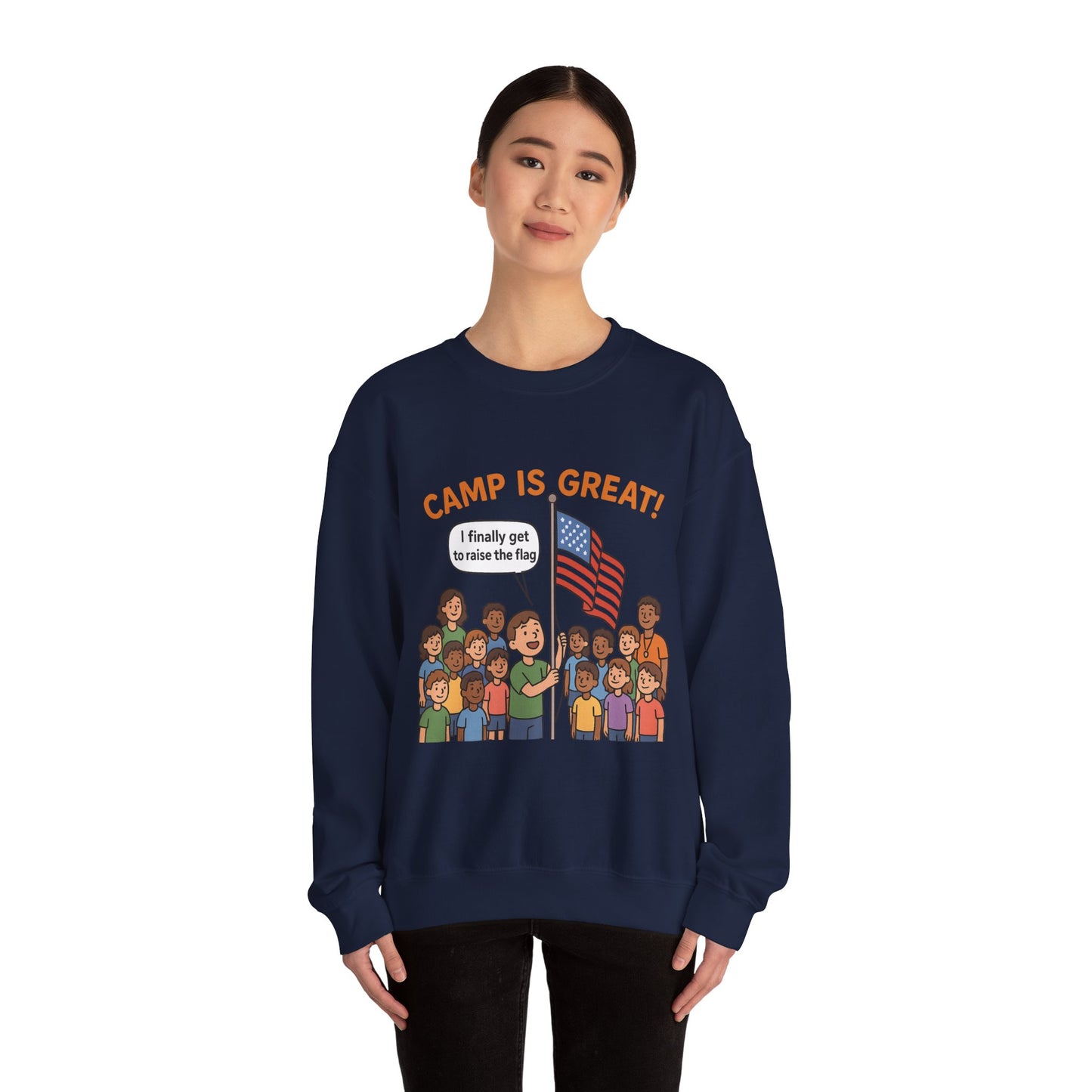 Unisex Heavy Blend™ Crewneck Sweatshirt Flag