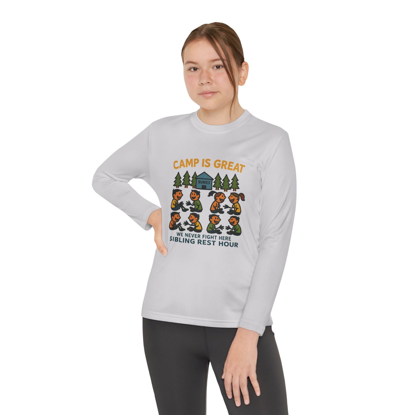 Youth Long Sleeve Competitor Tee Sibling Rest Hour