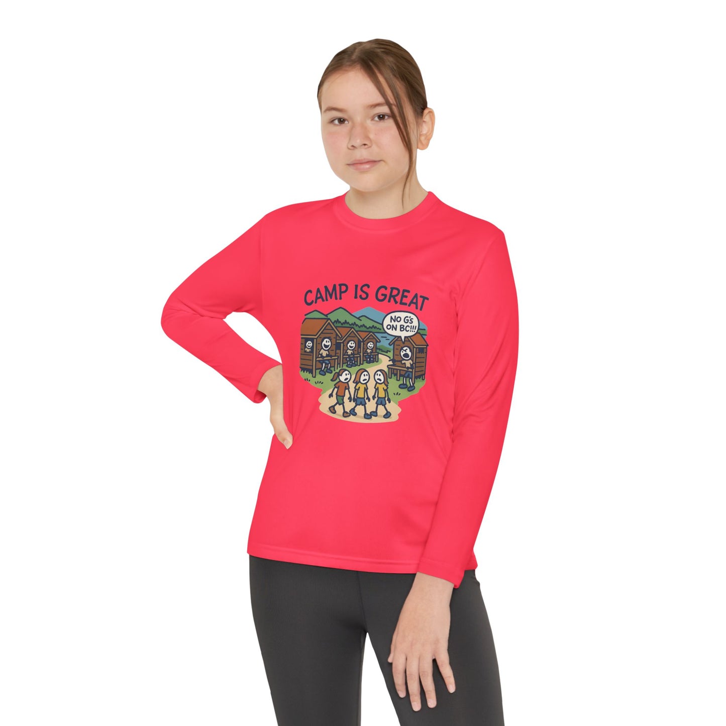 Youth Long Sleeve Competitor Tee No G's on BC