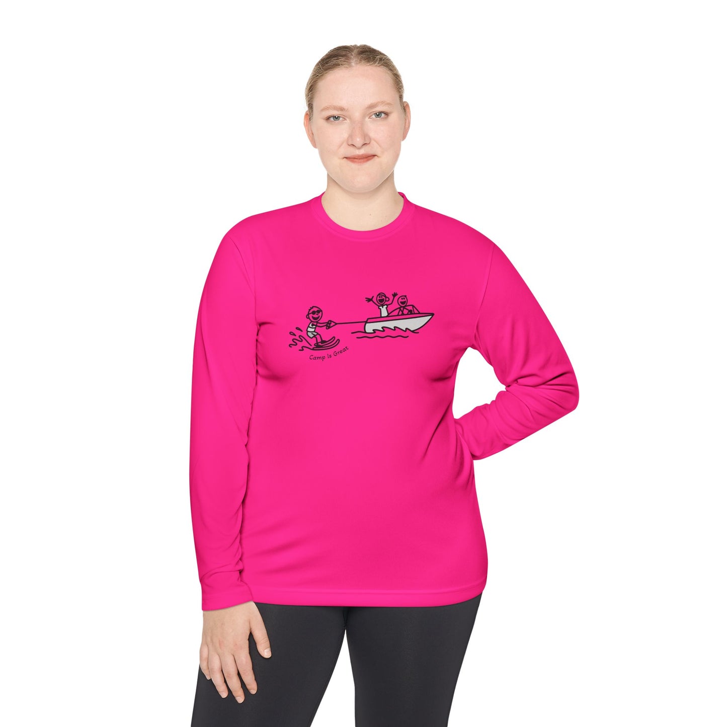 Unisex Lightweight Long Sleeve Tee Waterski