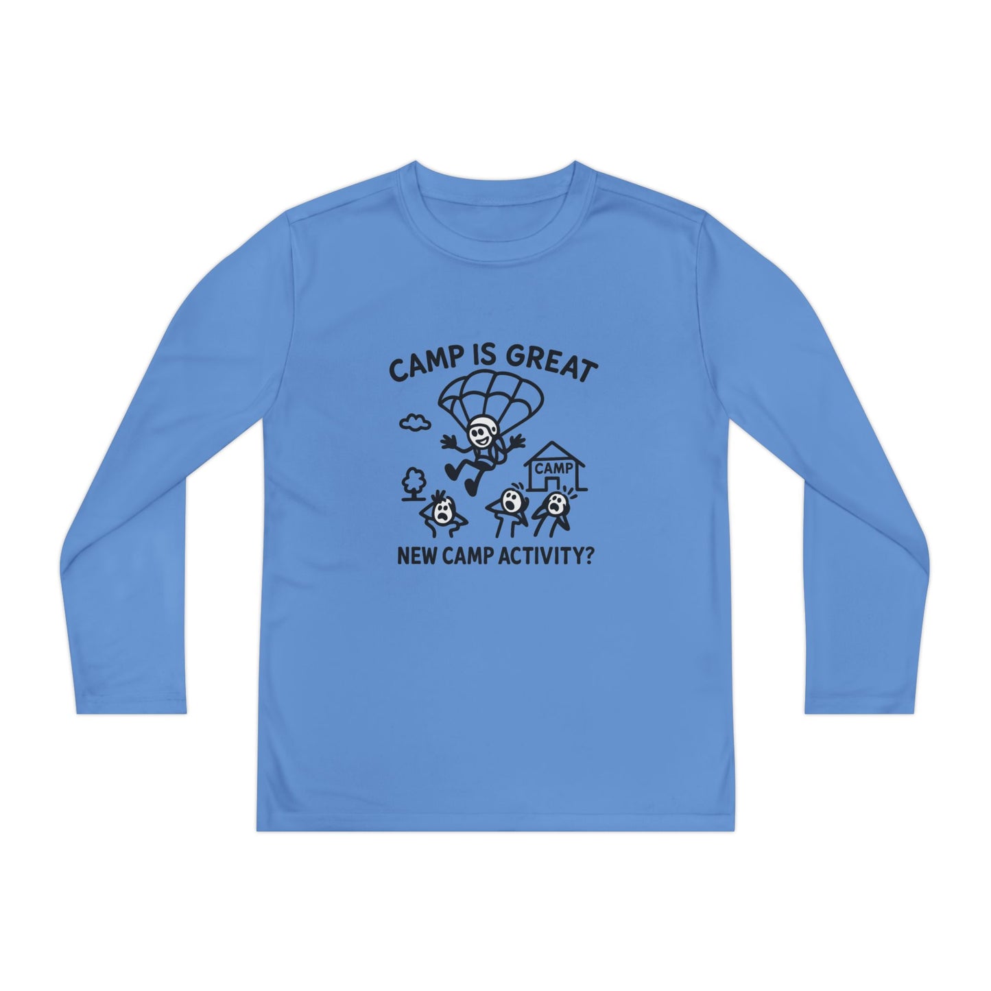 Youth Long Sleeve Competitor Tee Skydiving