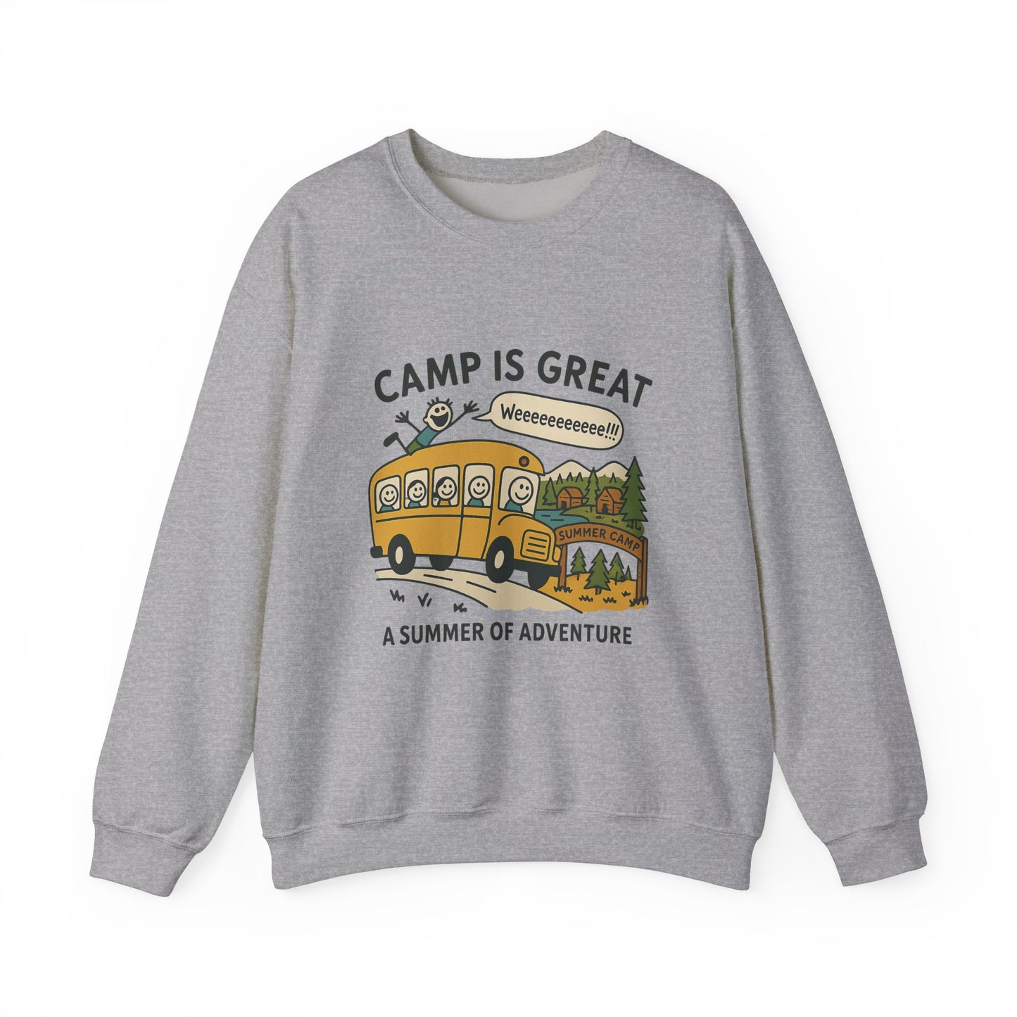 Unisex Heavy Blend™ Crewneck Sweatshirt Bus