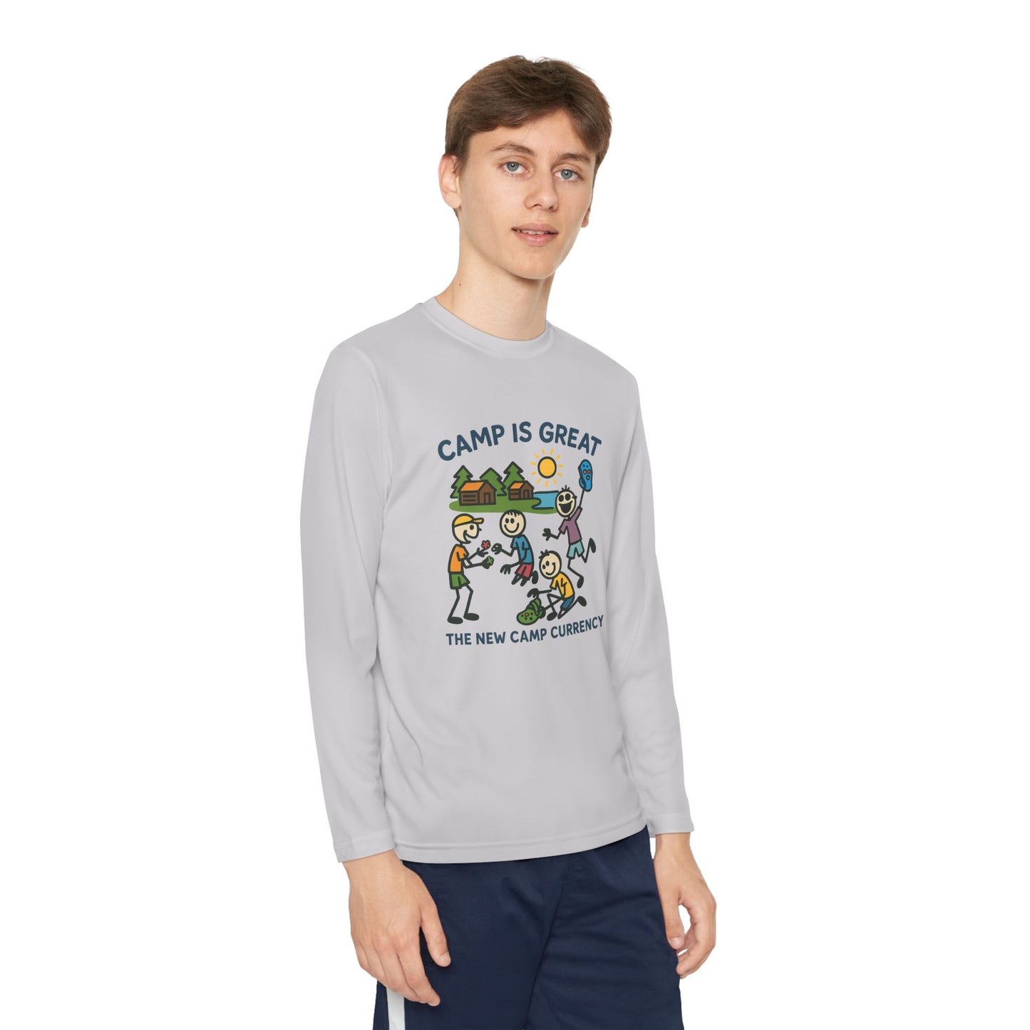 Youth Long Sleeve Competitor Tee Shoe Charms