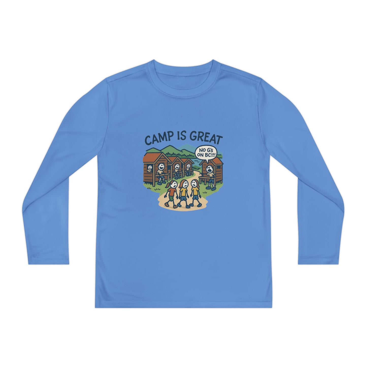 Youth Long Sleeve Competitor Tee No G's on BC