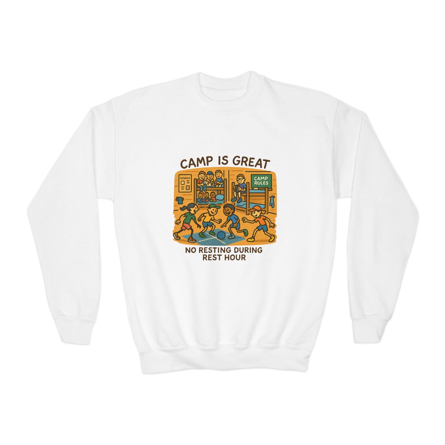 Youth Crewneck Sweatshirt Rest Hour