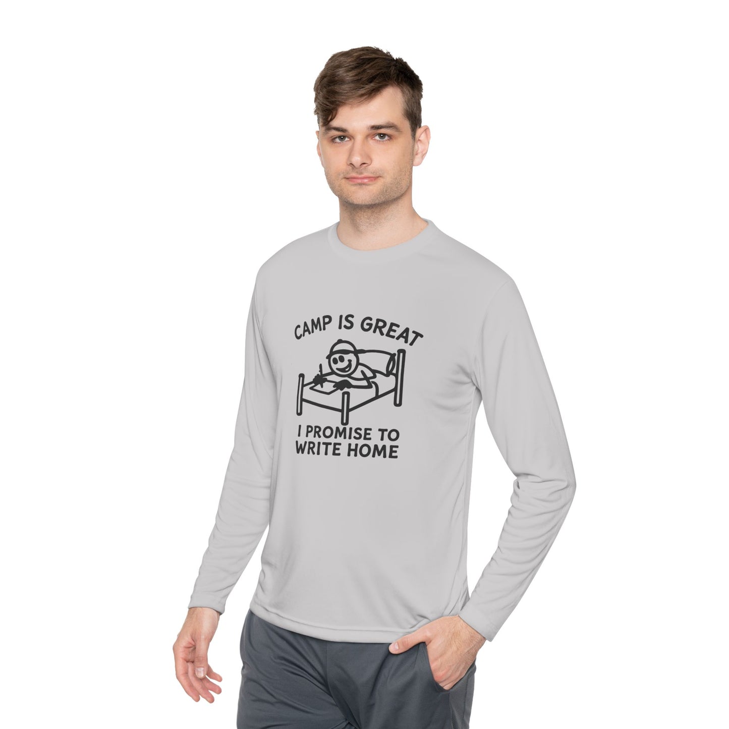 Unisex Lightweight Long Sleeve Tee Write Home