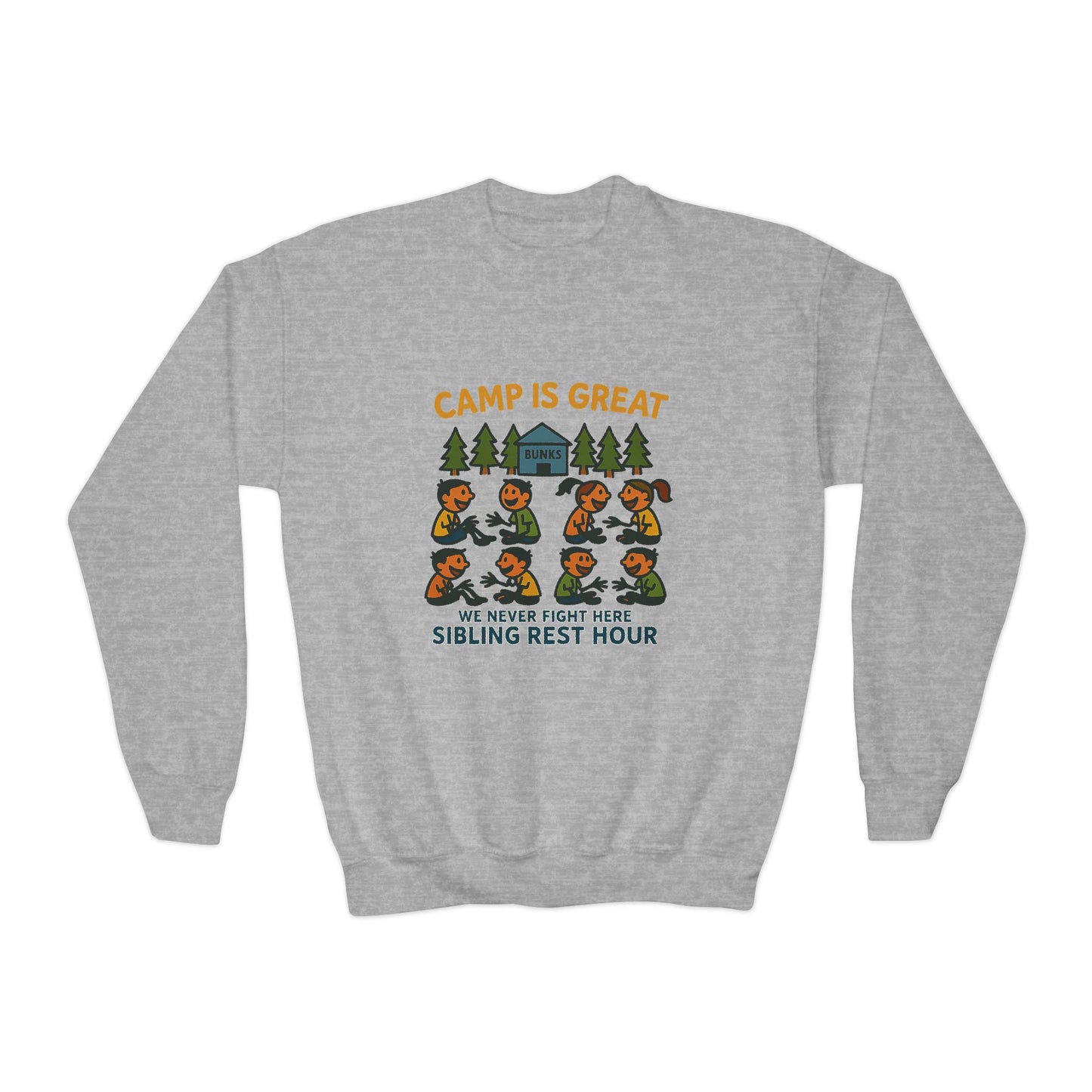 Youth Crewneck Sweatshirt Sibling Rest Hour
