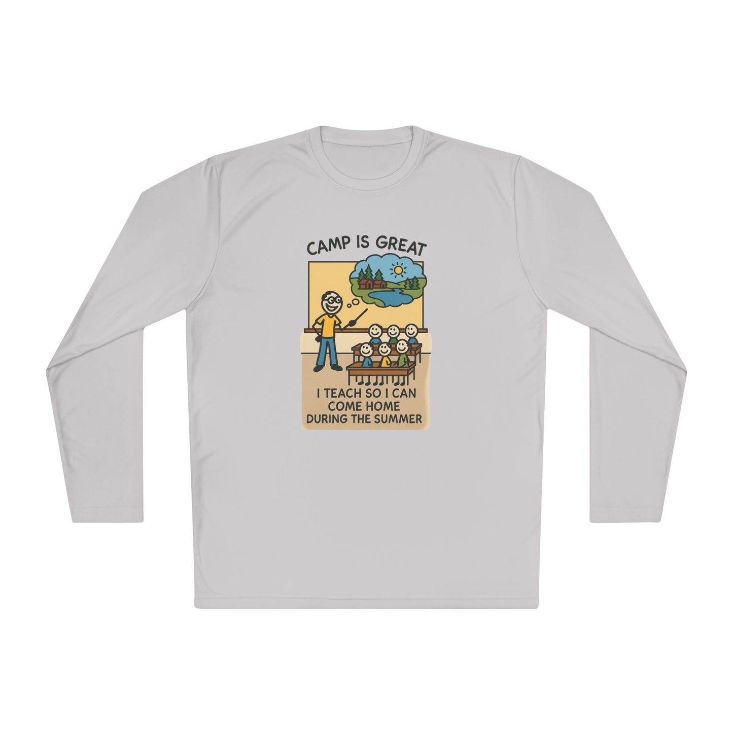 Unisex Lightweight Long Sleeve Tee Teacher