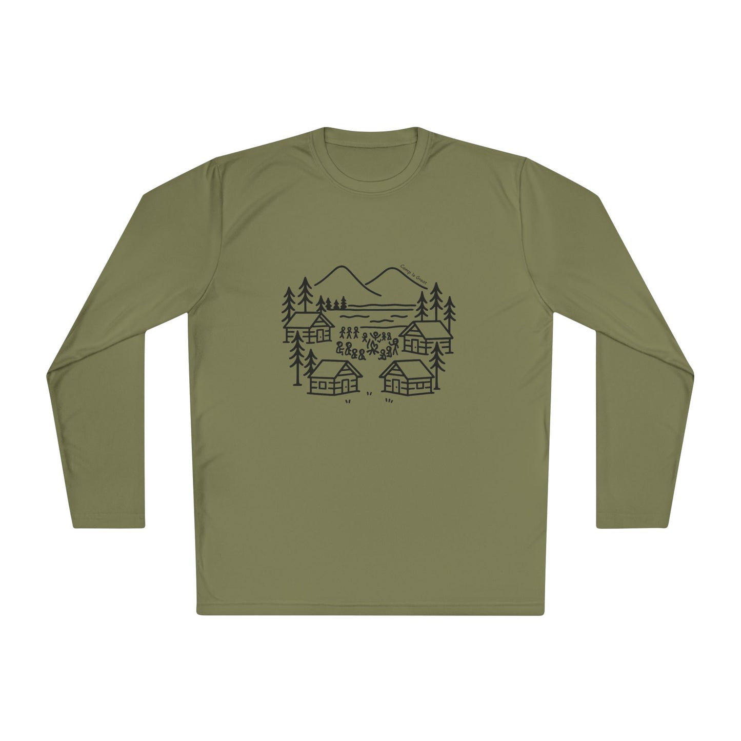 Unisex Lightweight Long Sleeve Tee Landscape