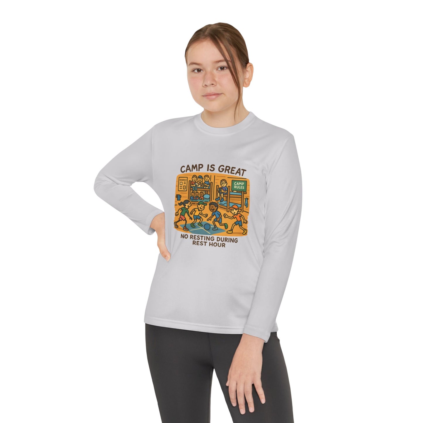 Youth Long Sleeve Competitor Tee Rest Hour