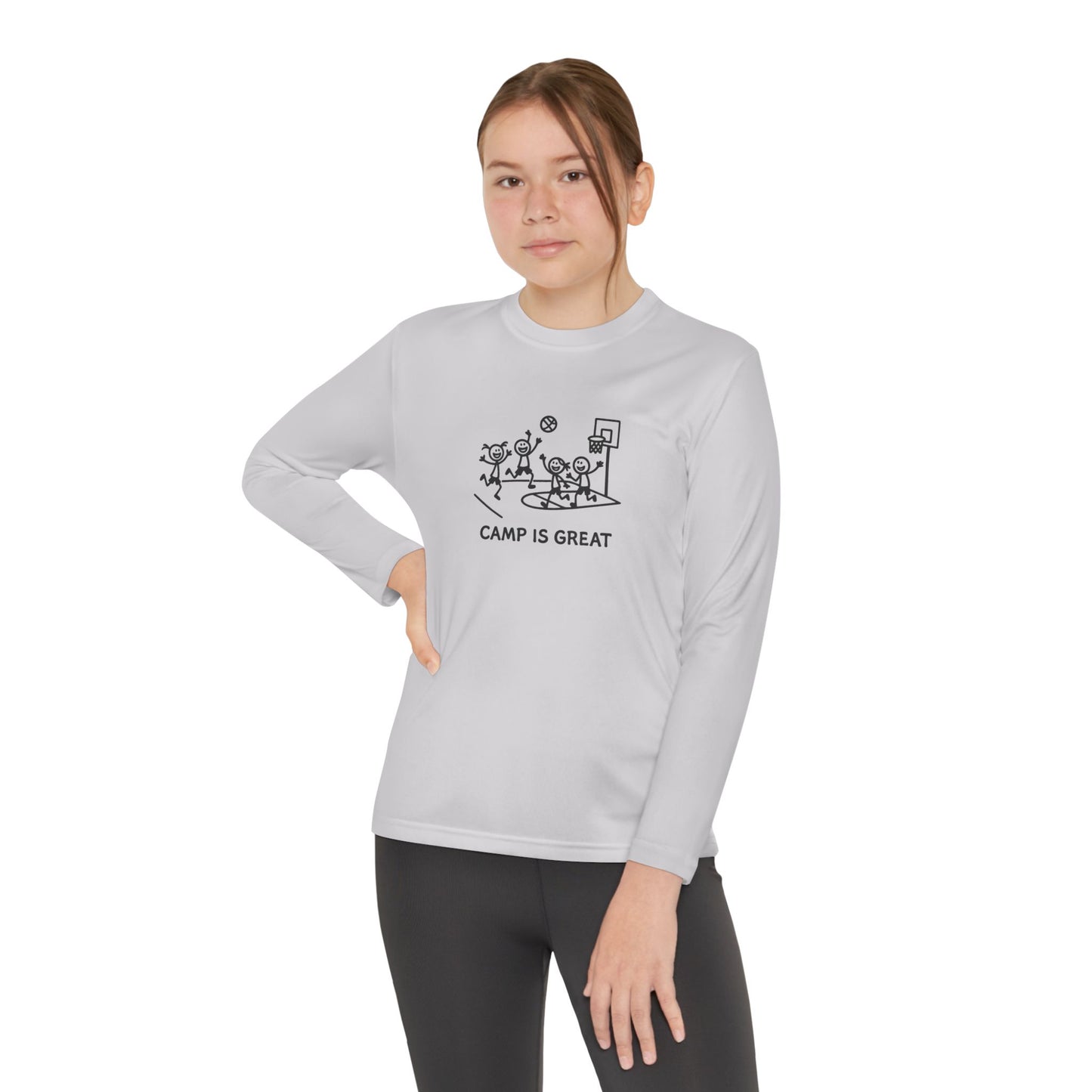 Youth Long Sleeve Competitor Tee Basketball